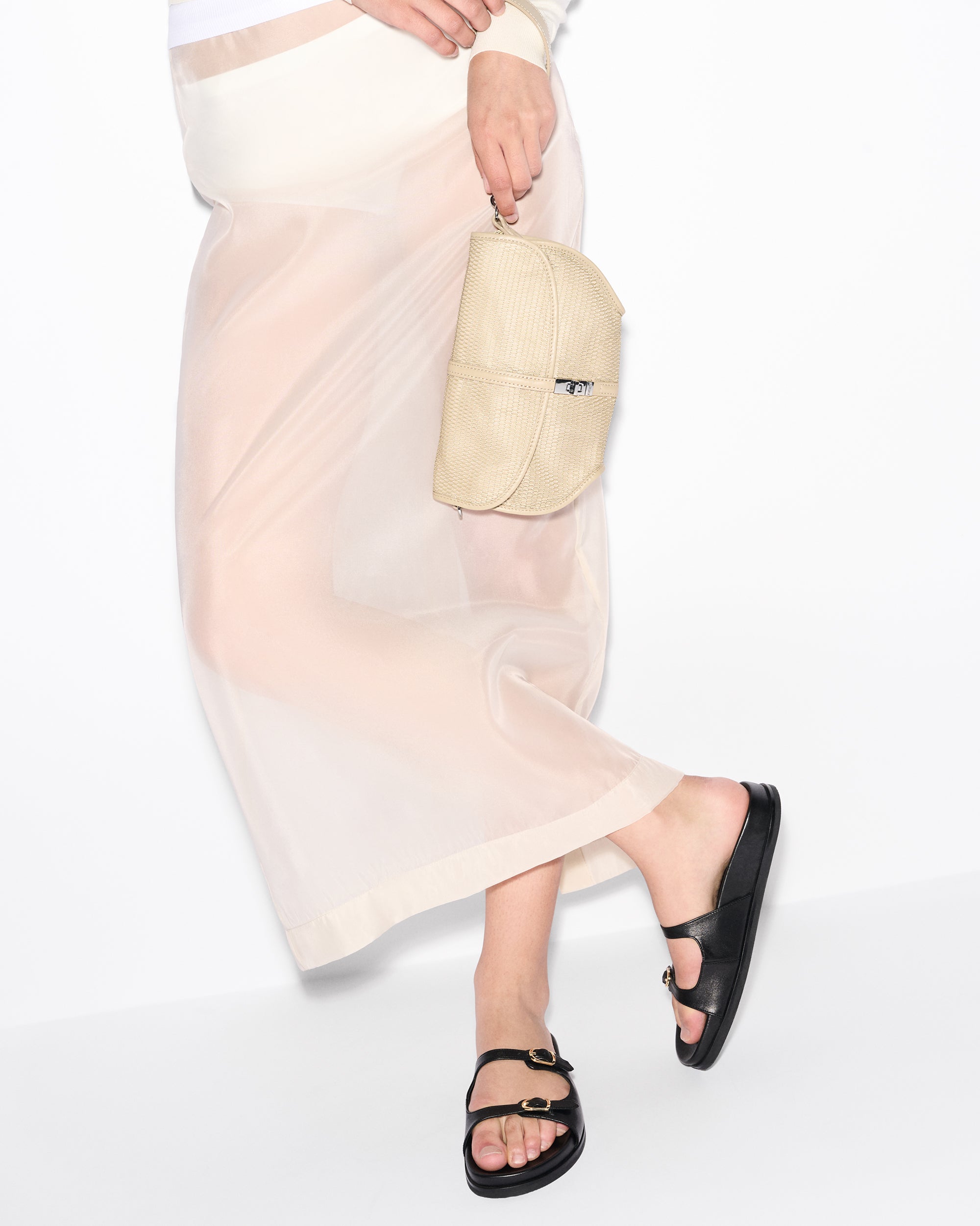 Buff Mesh Small Astor Convertible Clutch - Image 5