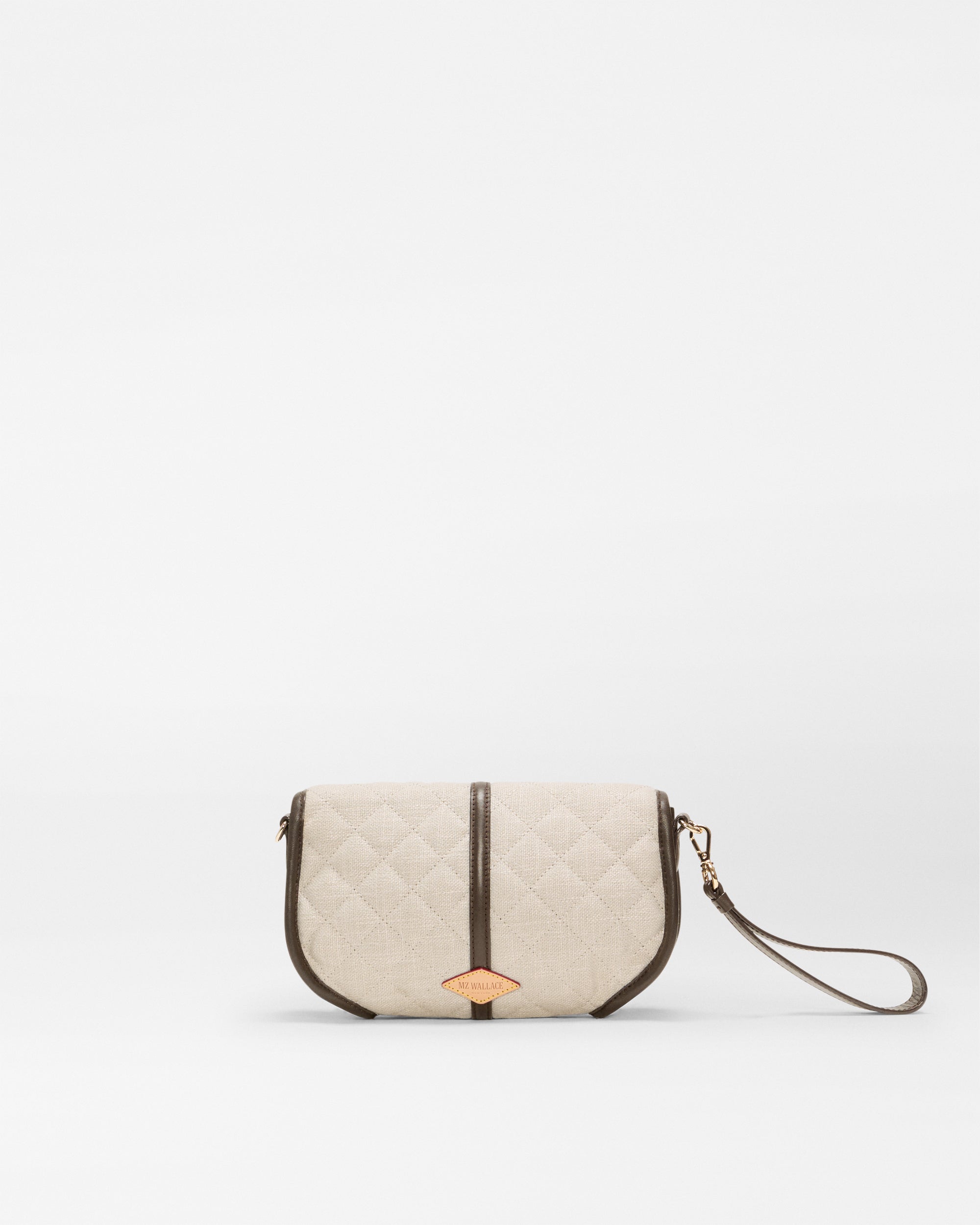 Sandy Linen Small Astor Convertible Clutch - Image 3