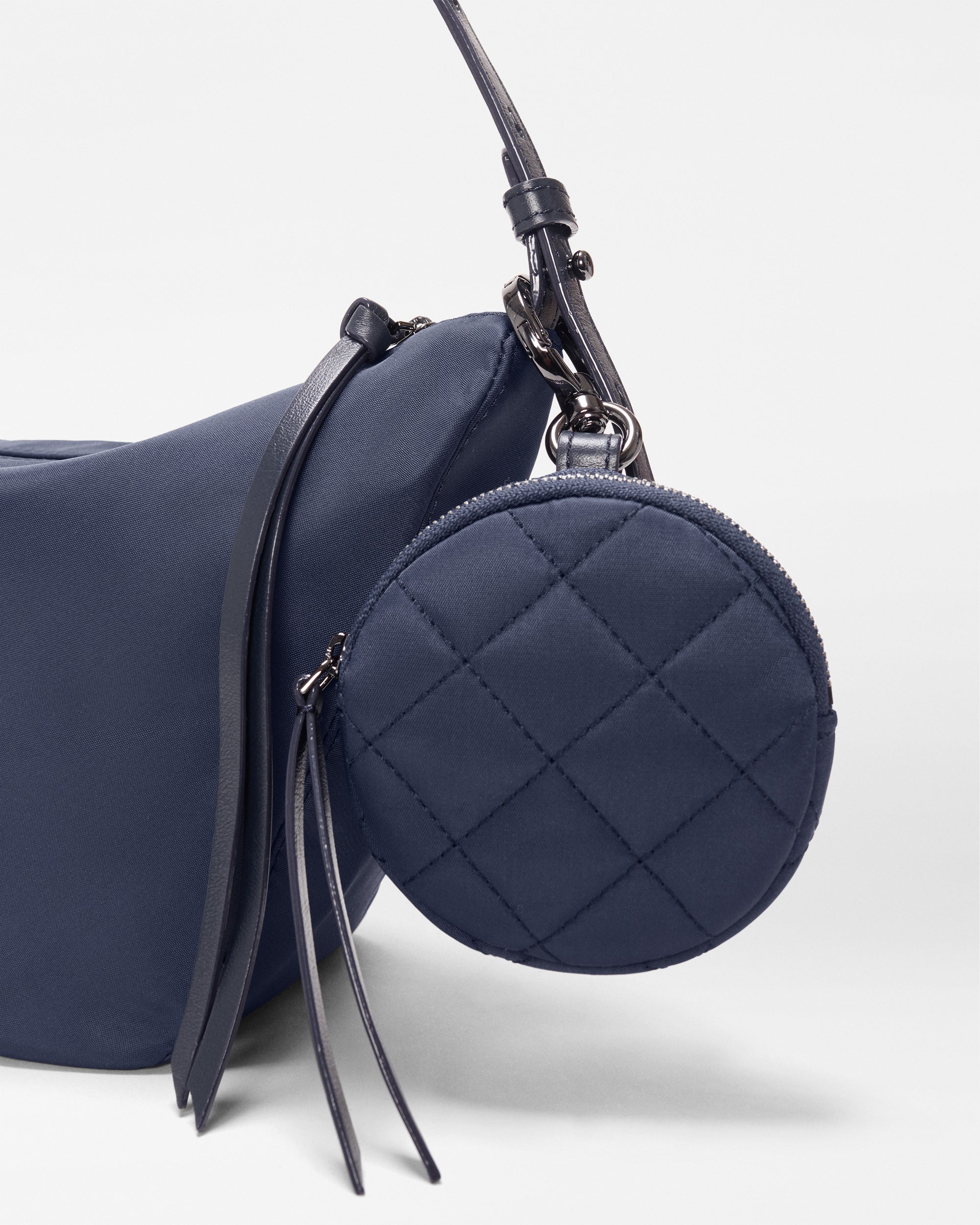 Navy Small Waverly Hobo - Image 4