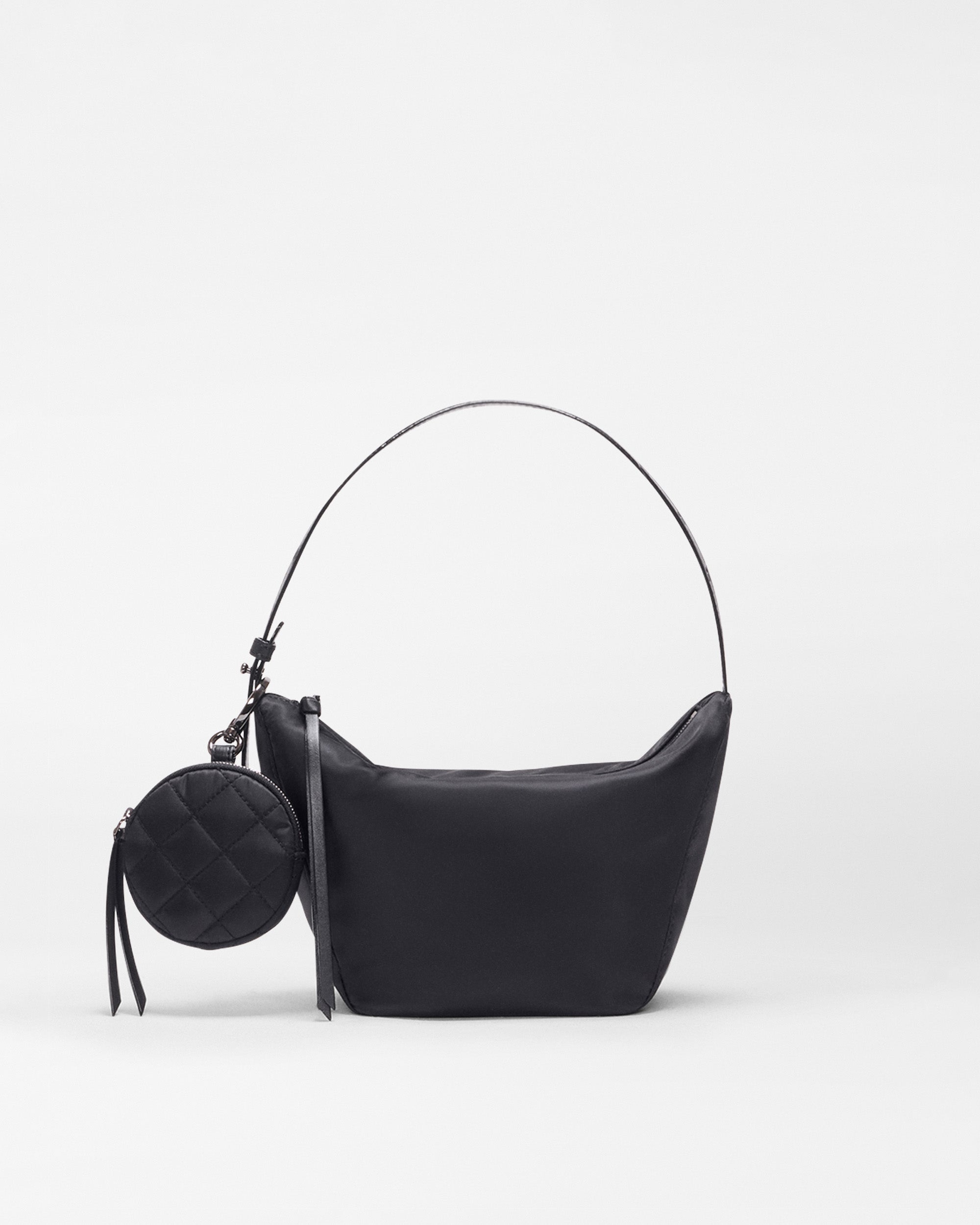 Black Small Waverly Hobo