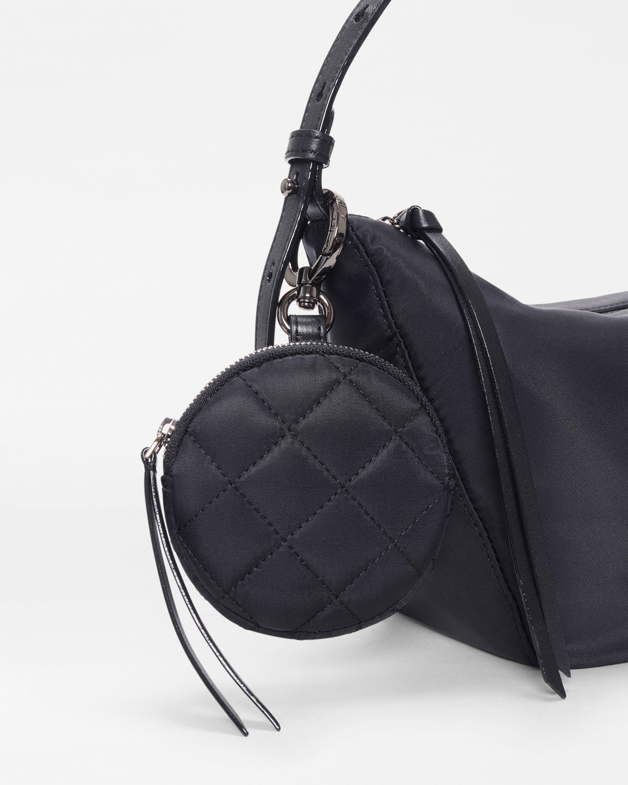 Black Small Waverly Hobo - Image 4