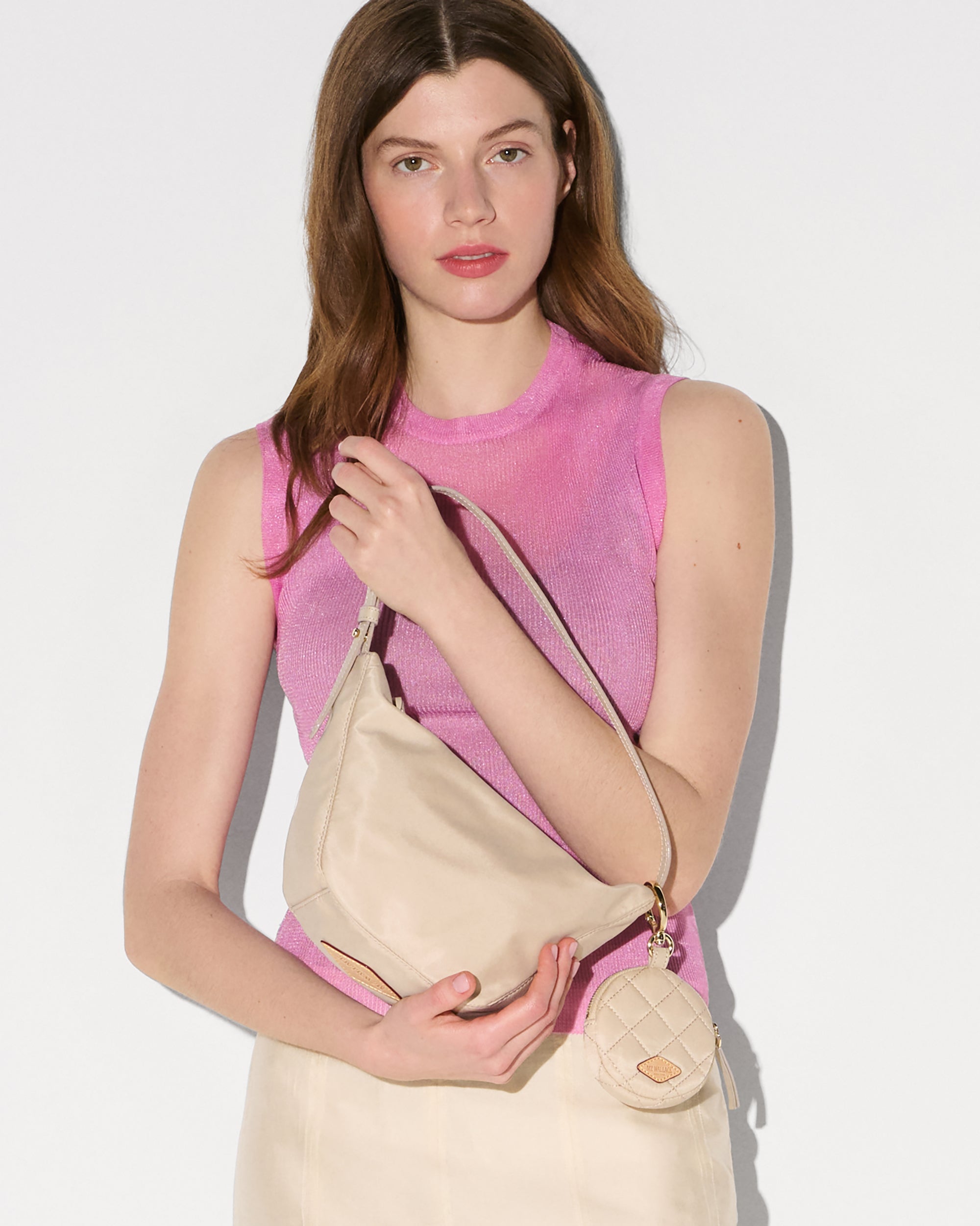 Sand Small Waverly Hobo - Image 4