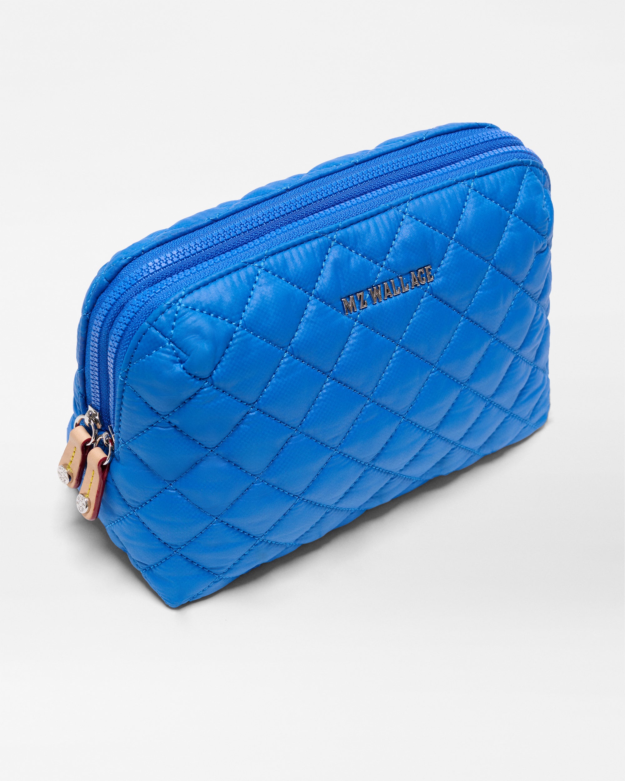 Surf Blue Medium Double Zip Cosmetic - Image 3