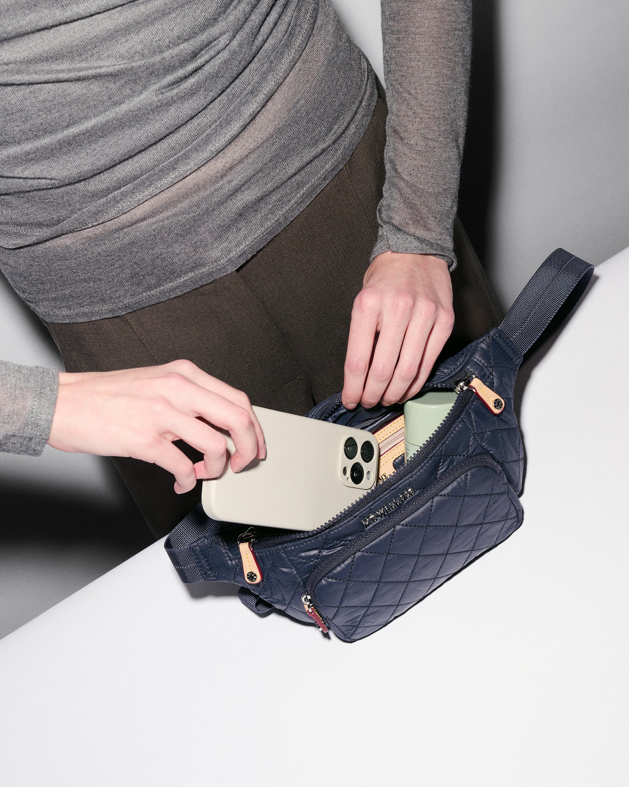 Navy Small Metro Sling - Image 5