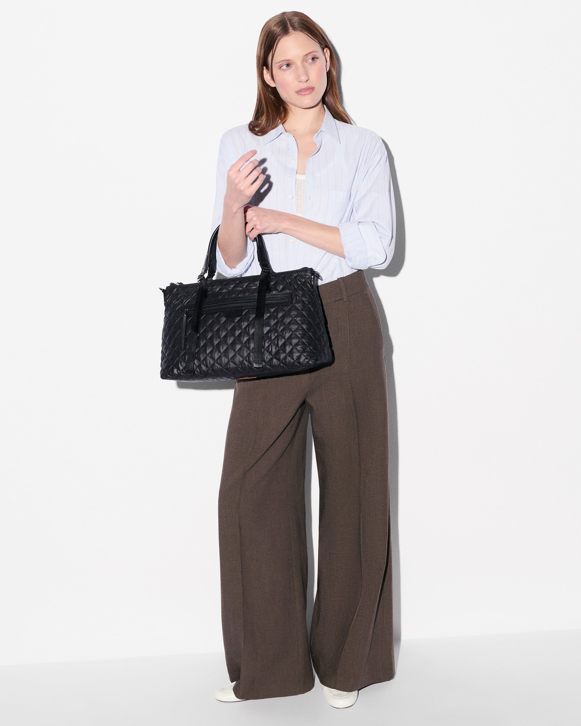 Black Medium Park Satchel - Image 7
