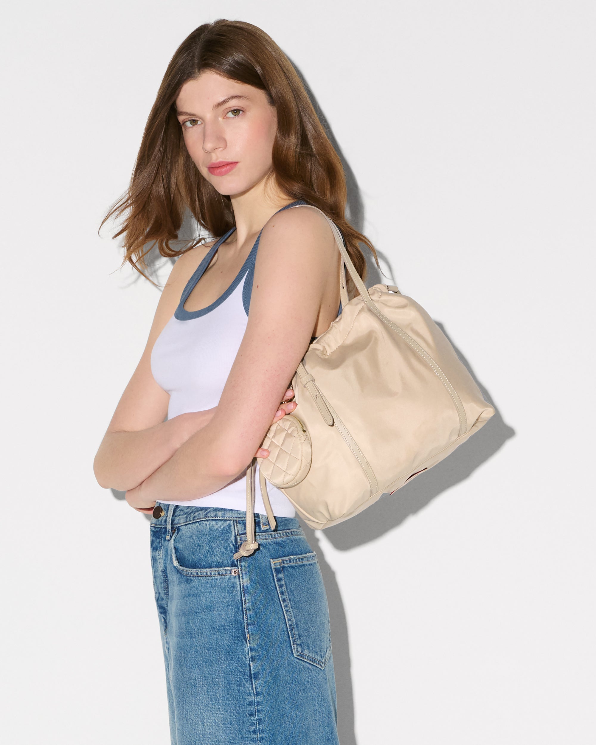 Sand Small Waverly Tote - Image 2