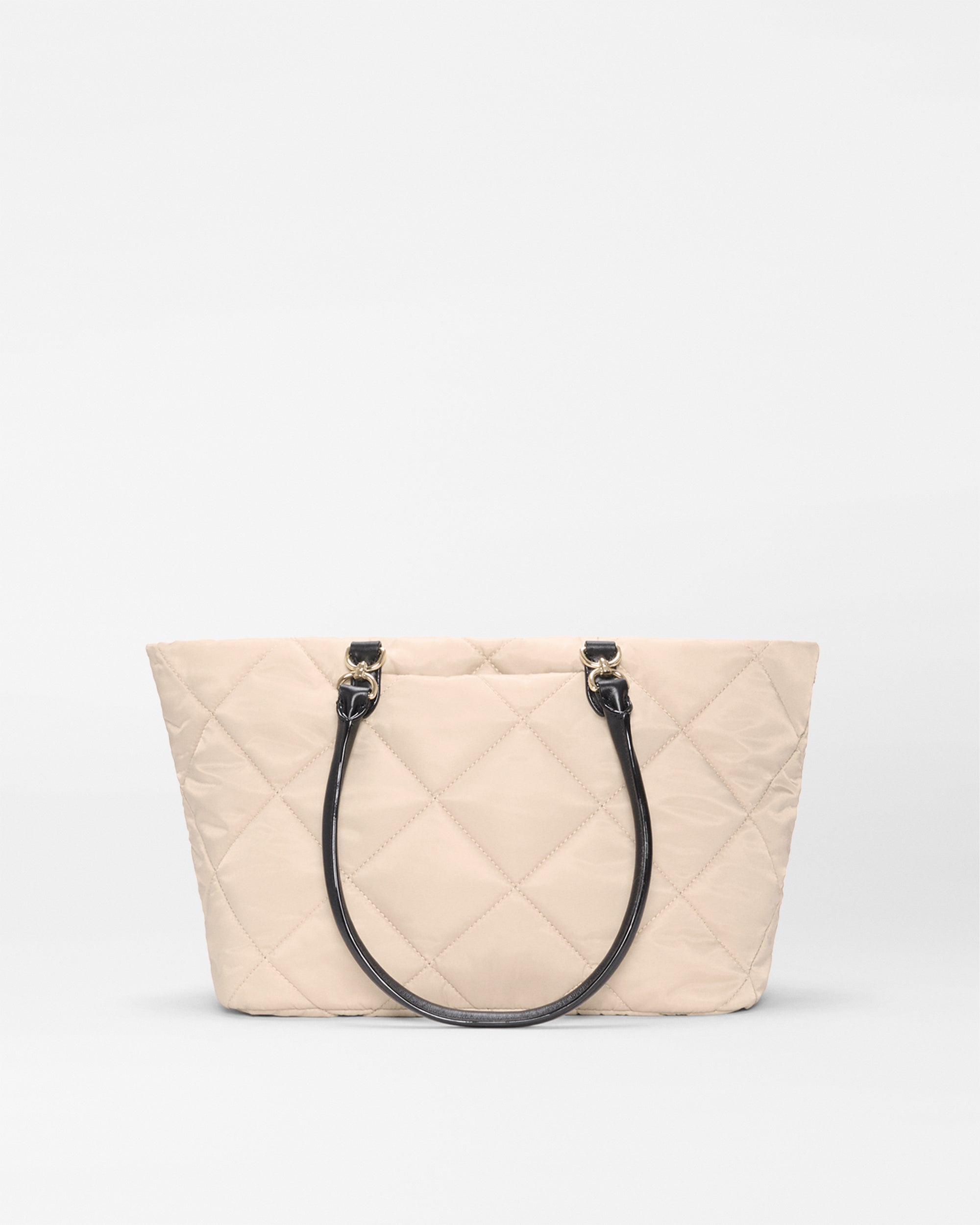 Buff/Black Medium Madison E/W Tote - Image 4