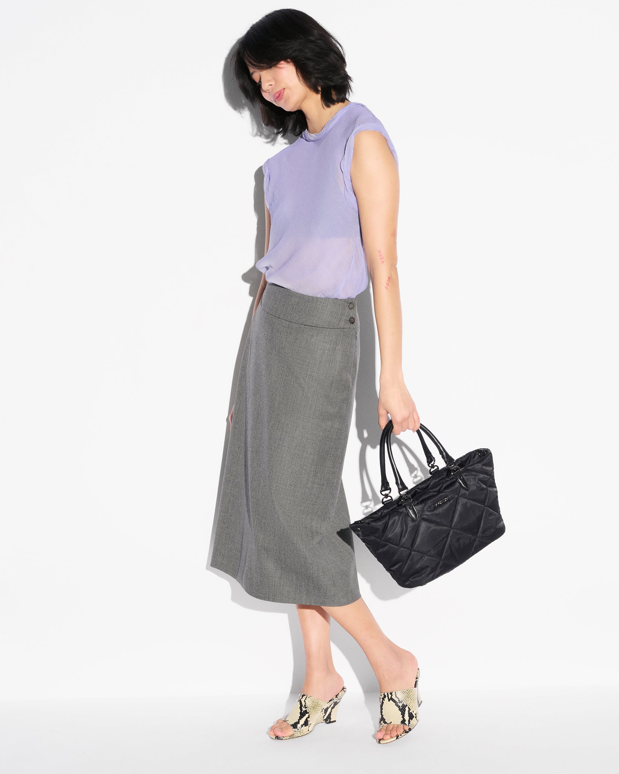 Black Small Madison E/W Tote - Image 2