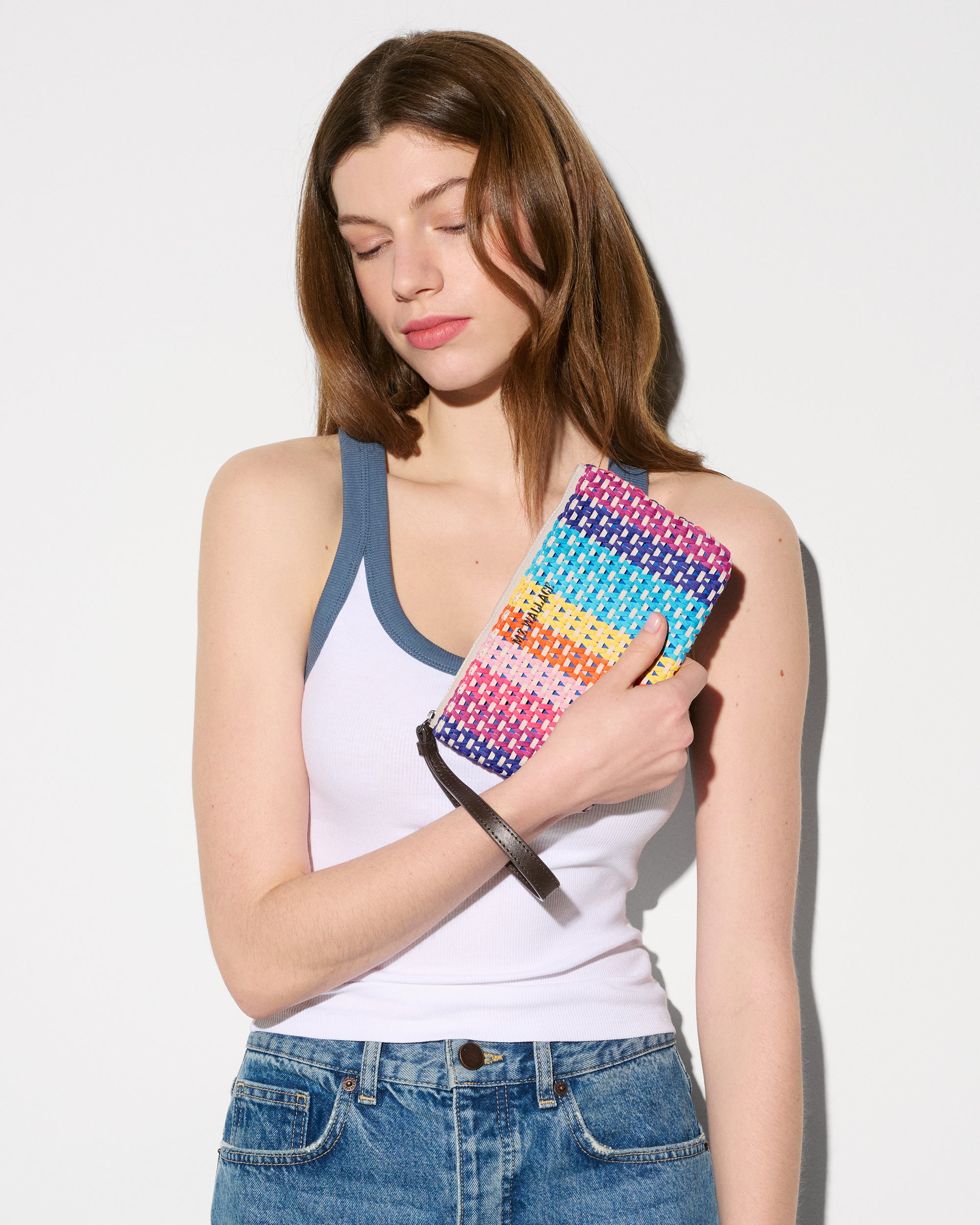 Feria Stripe Flat Metro Wristlet - Image 2