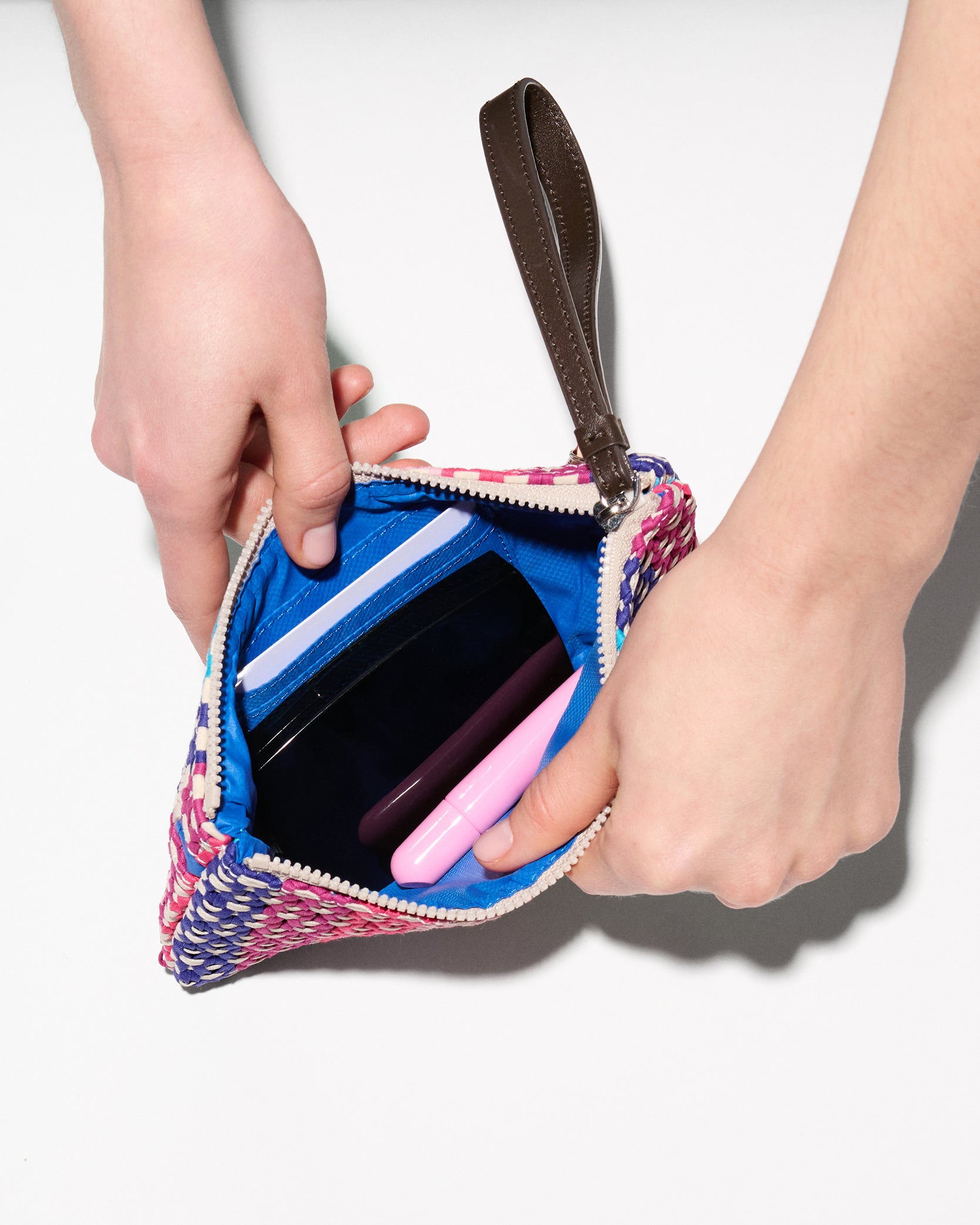 Feria Stripe Flat Metro Wristlet - Image 5