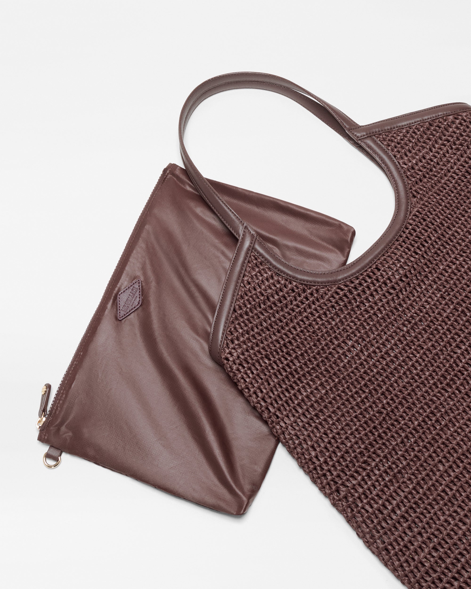 Brown Large Crochet Georgica Tote - Image 5