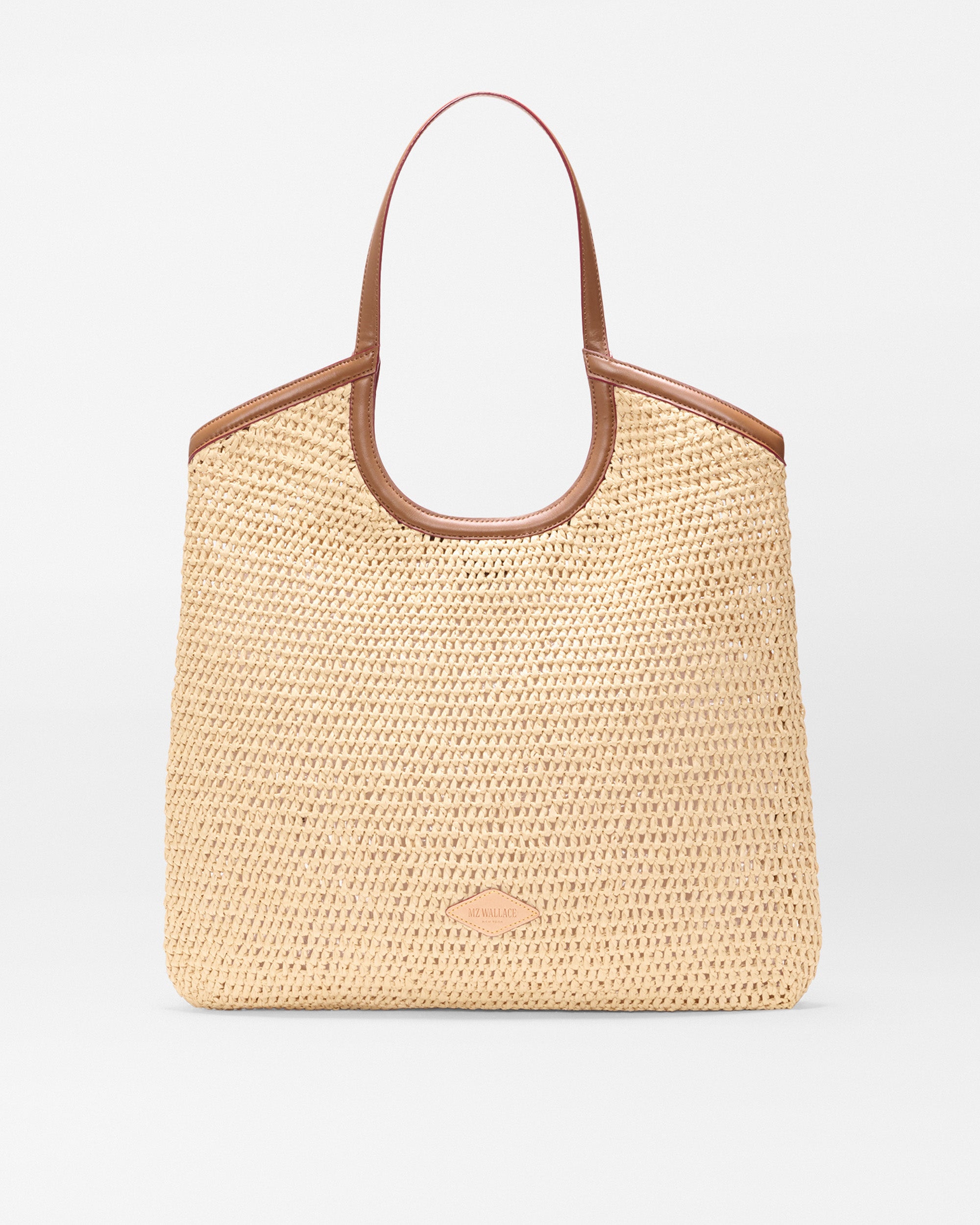 Camel Large Crochet Georgica Tote - Image 3
