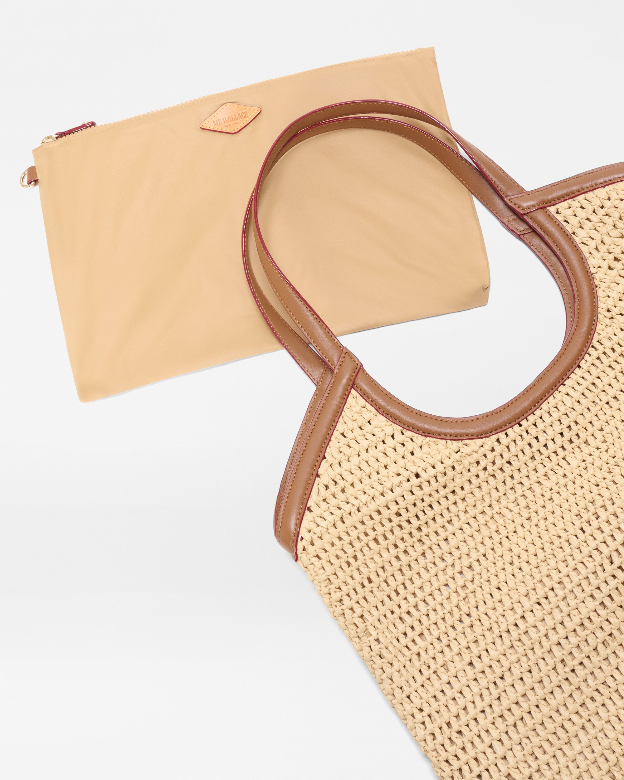 Camel Large Crochet Georgica Tote - Image 5