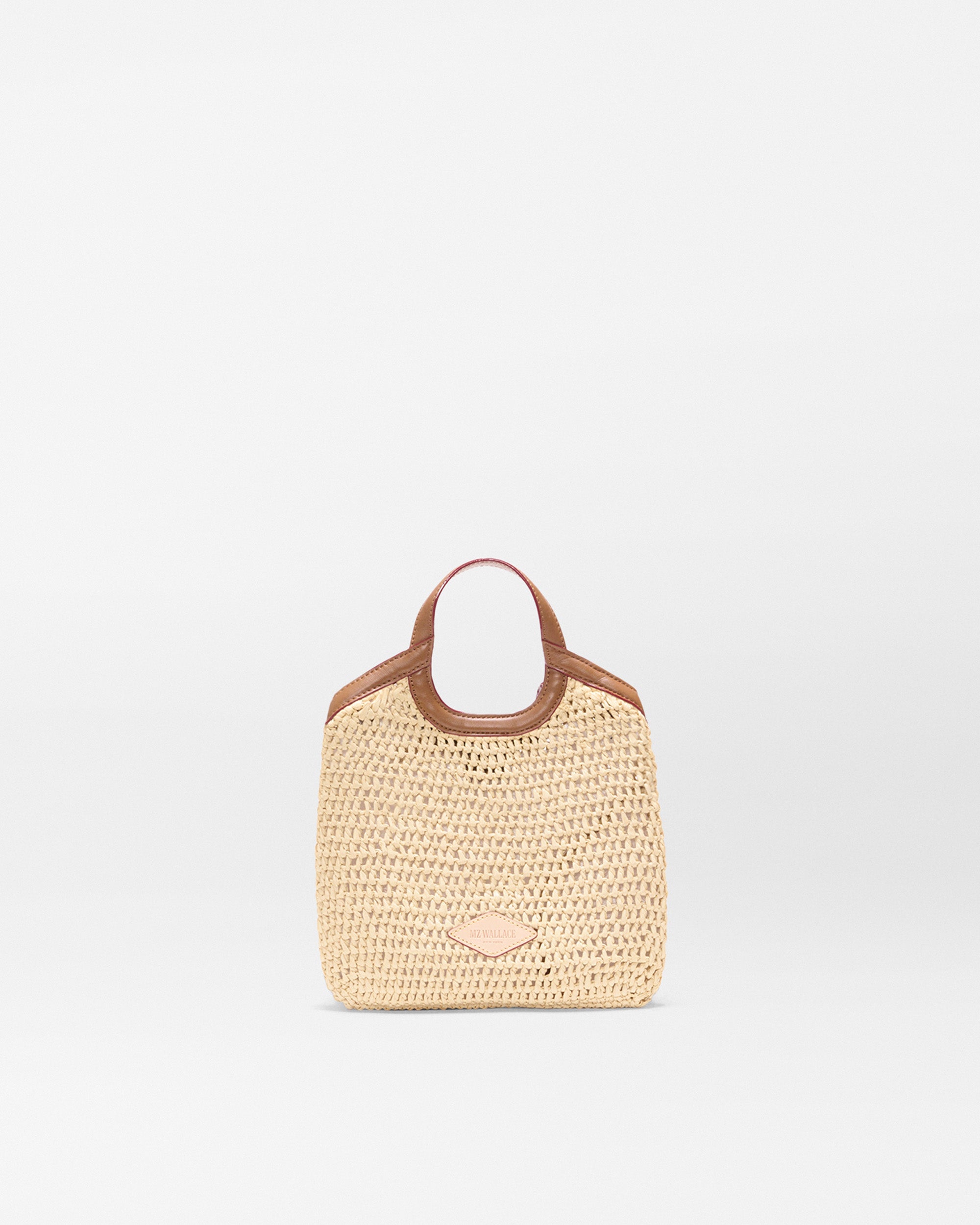 Camel Mini Crochet Georgica Tote - Image 3