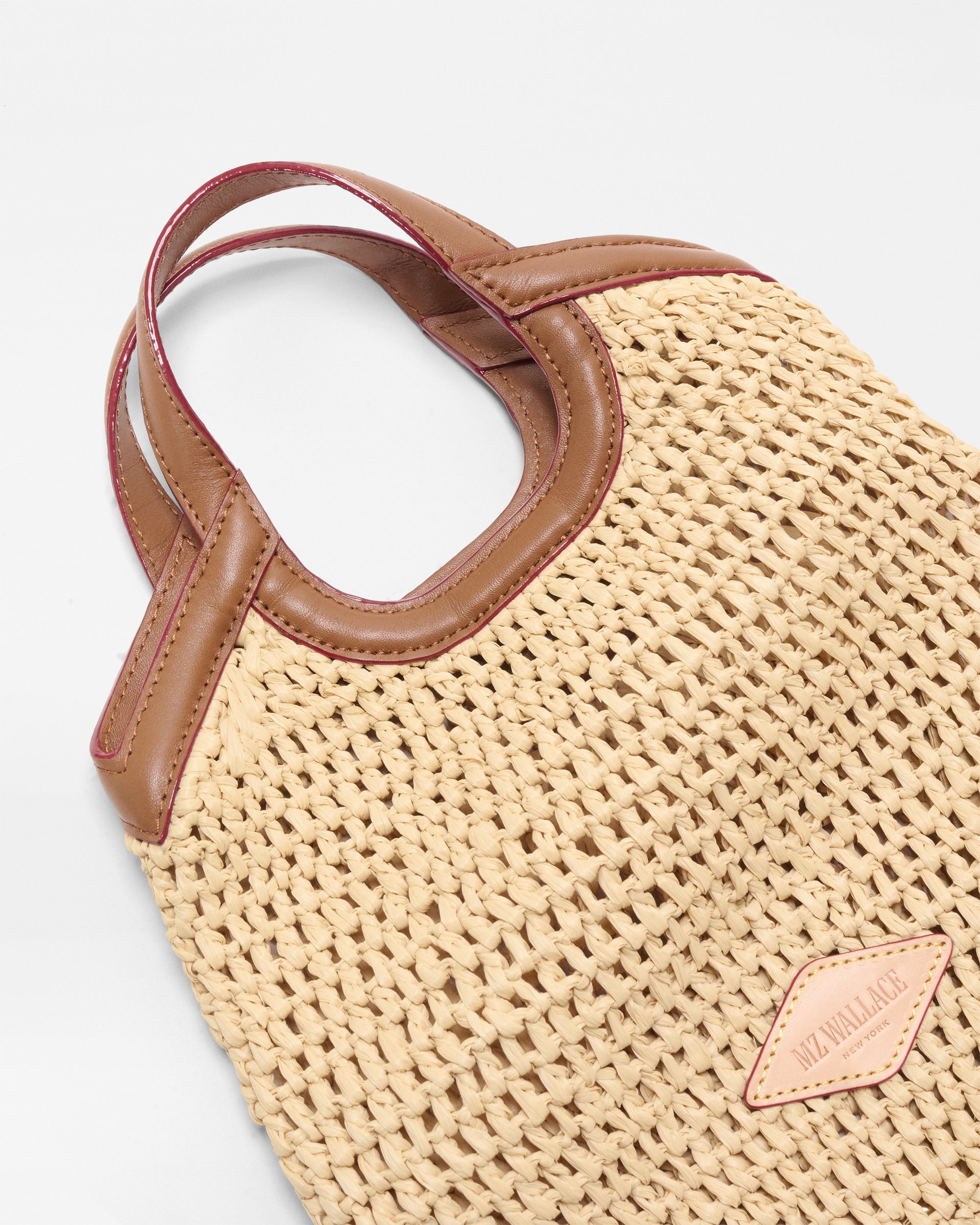 Camel Mini Crochet Georgica Tote - Image 4