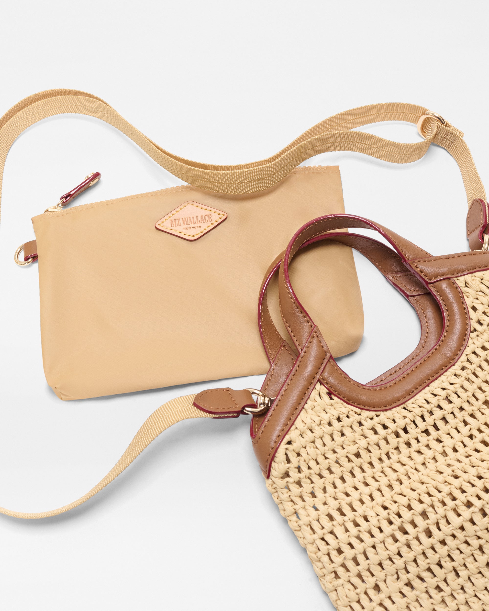 Camel Mini Crochet Georgica Tote - Image 5