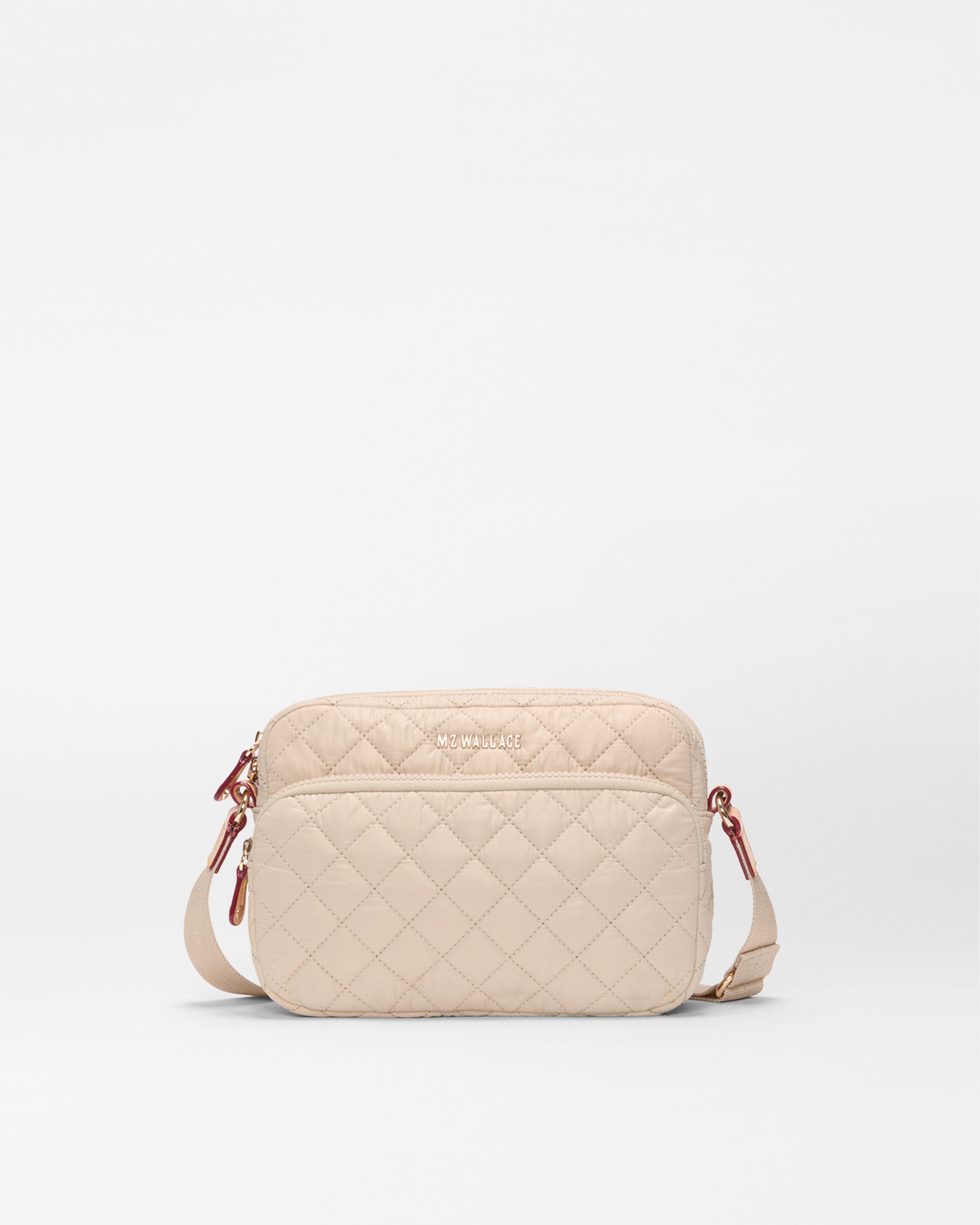 Sand Small Metro Camera Crossbody Bag