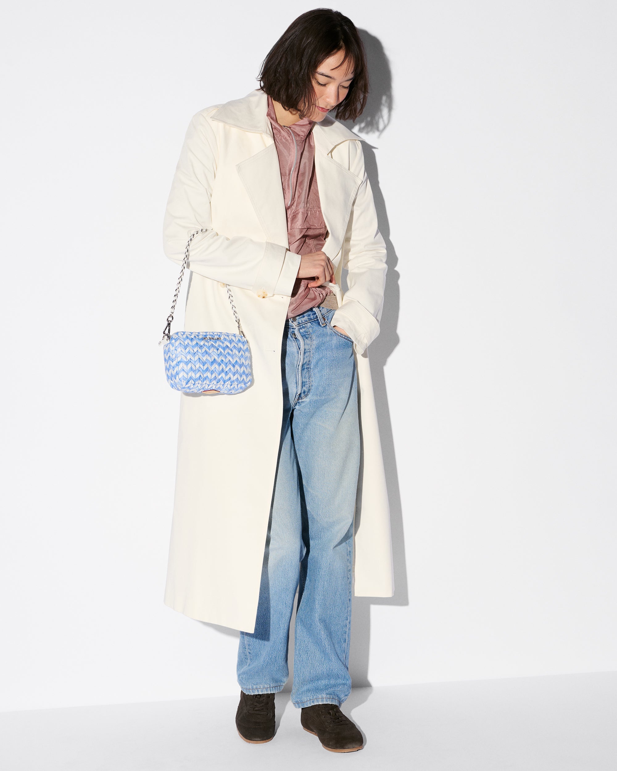Porcelain Blue/Komon Mini Crosby Crossbody - Image 2