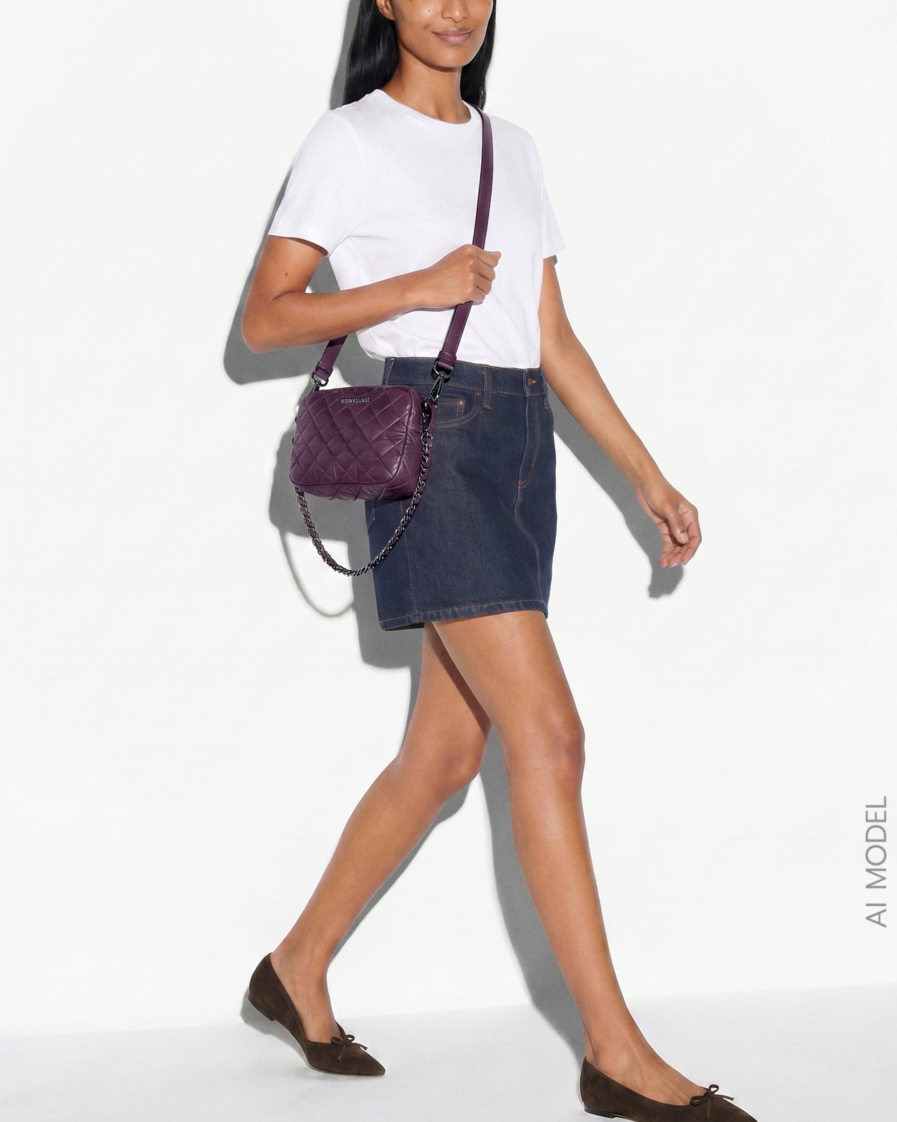 Raisin Mini Crosby Crossbody - Image 3