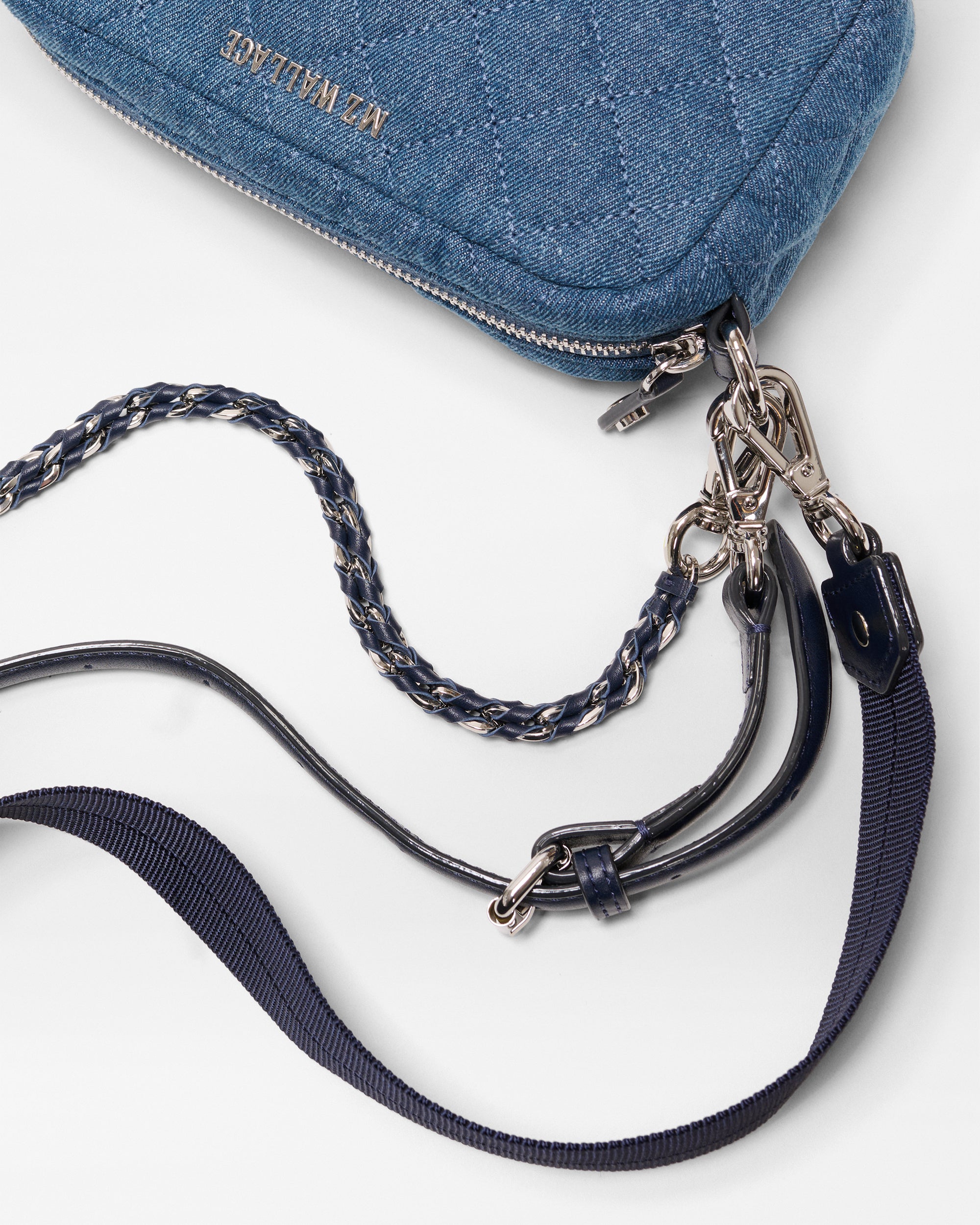 True Blue Denim Mini Crosby Crossbody - Image 6