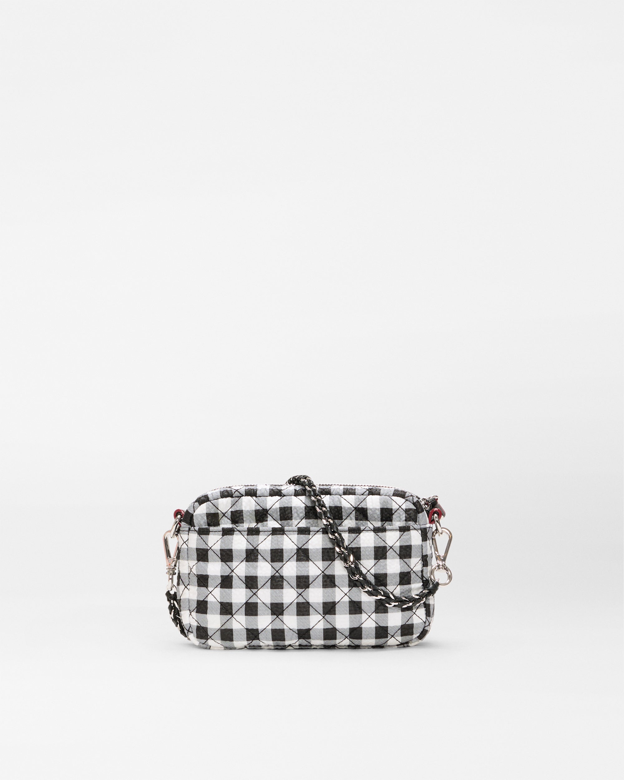 Black/White Gingham Mini Crosby Crossbody - Image 3
