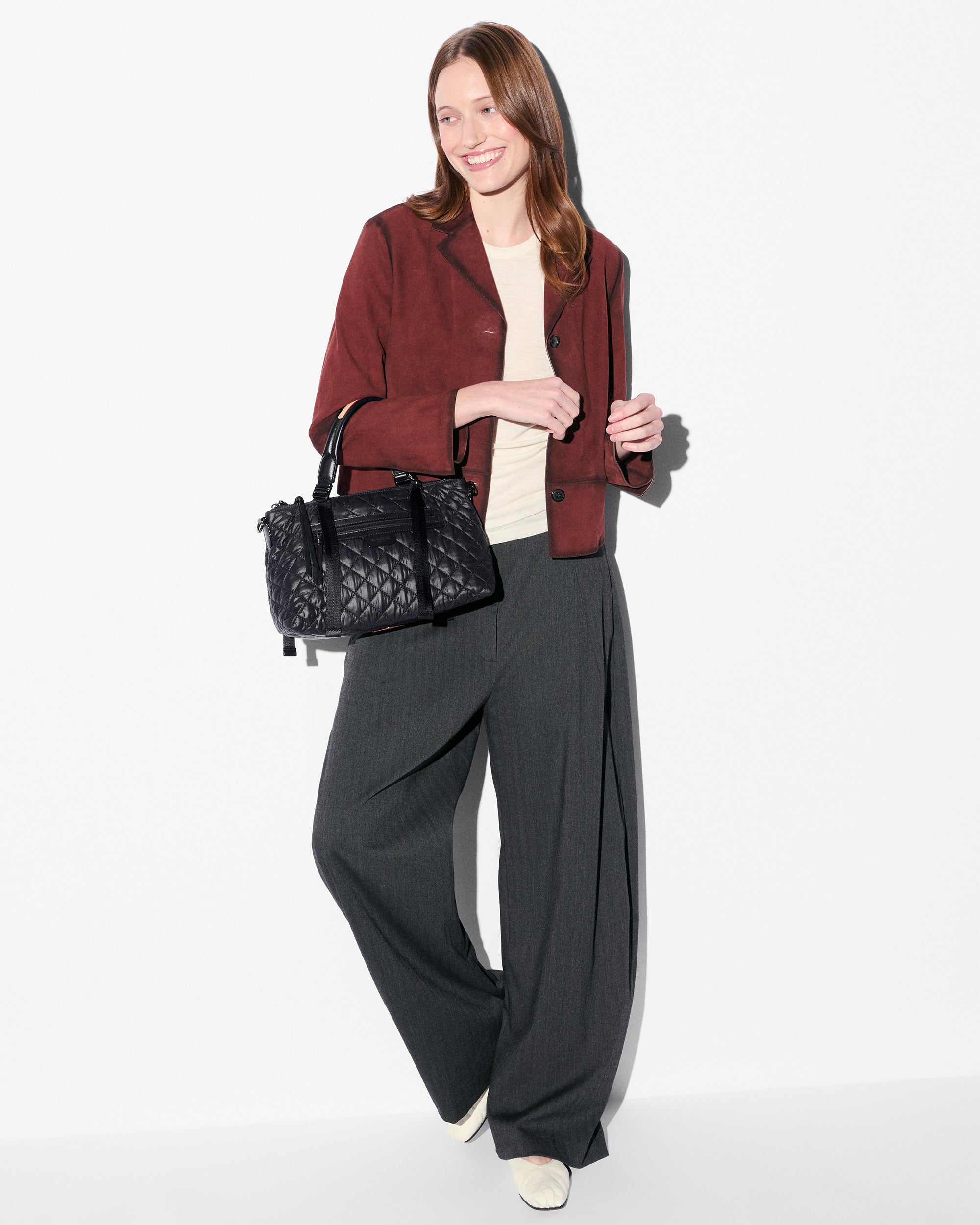 Black Small Park Satchel - Image 2