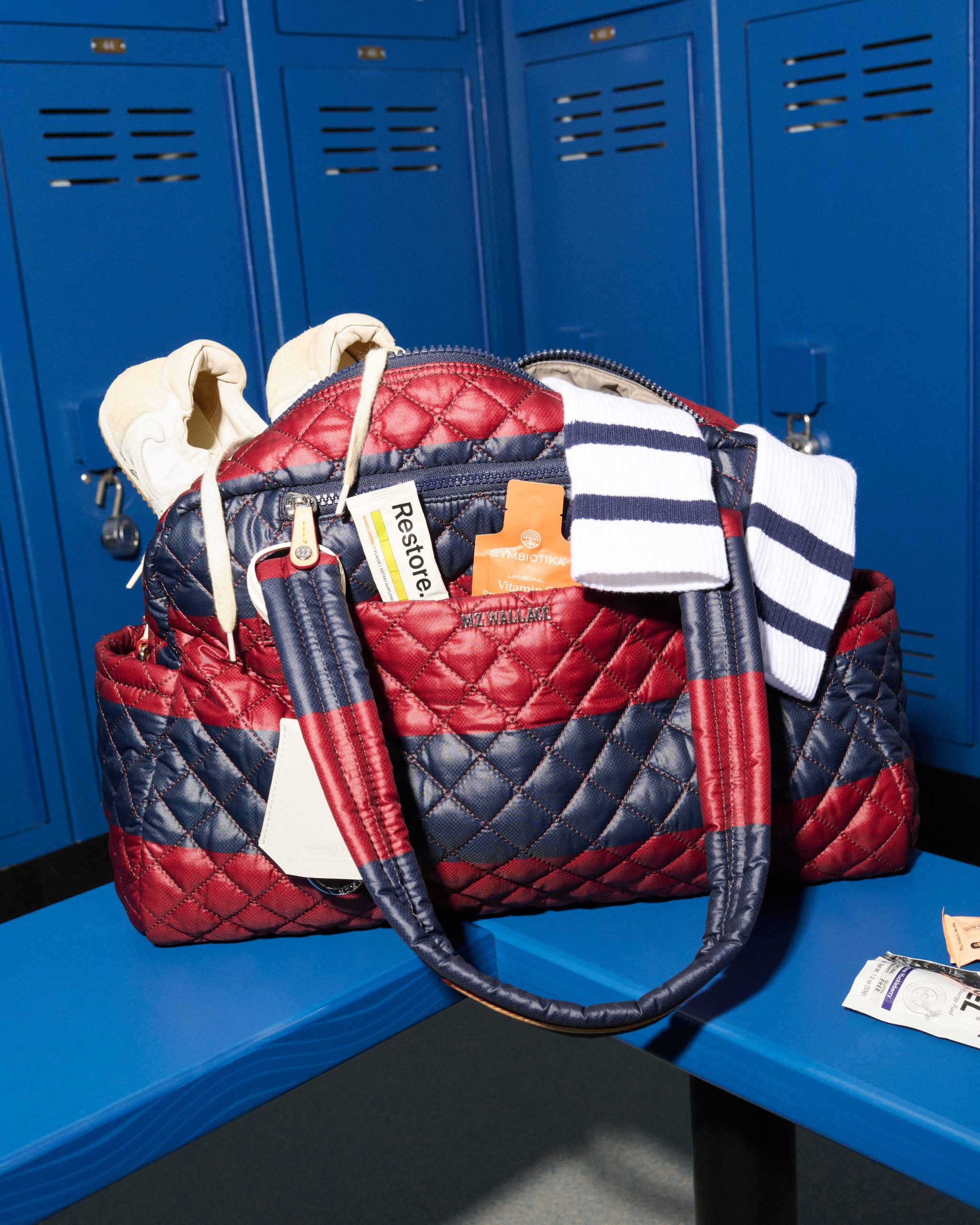 Rugby Stripe Jimmy Deluxe Duffel - Image 5