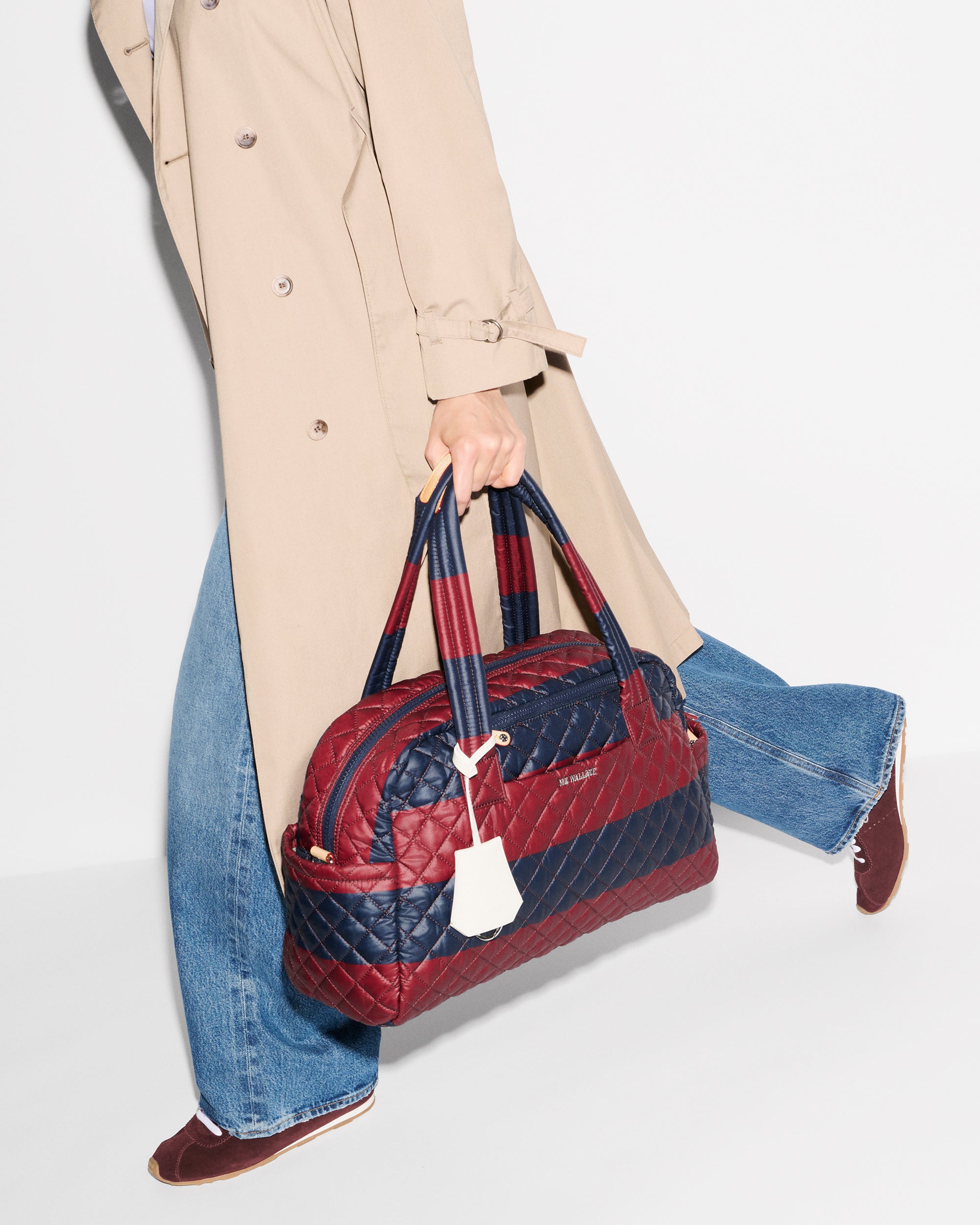 Rugby Stripe Jimmy Deluxe Duffel - Image 7