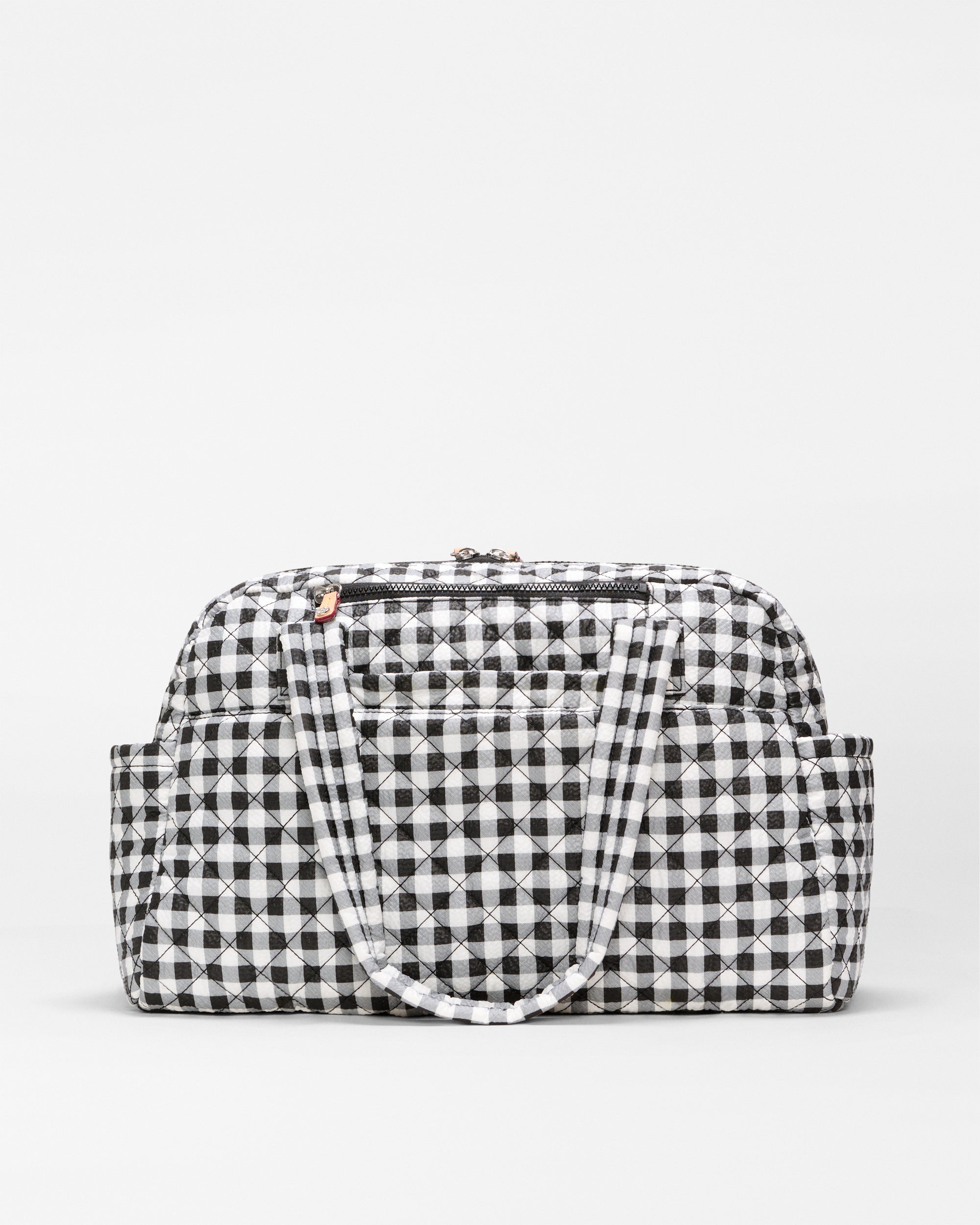 Black/White Gingham Jimmy Deluxe Duffel - Image 3