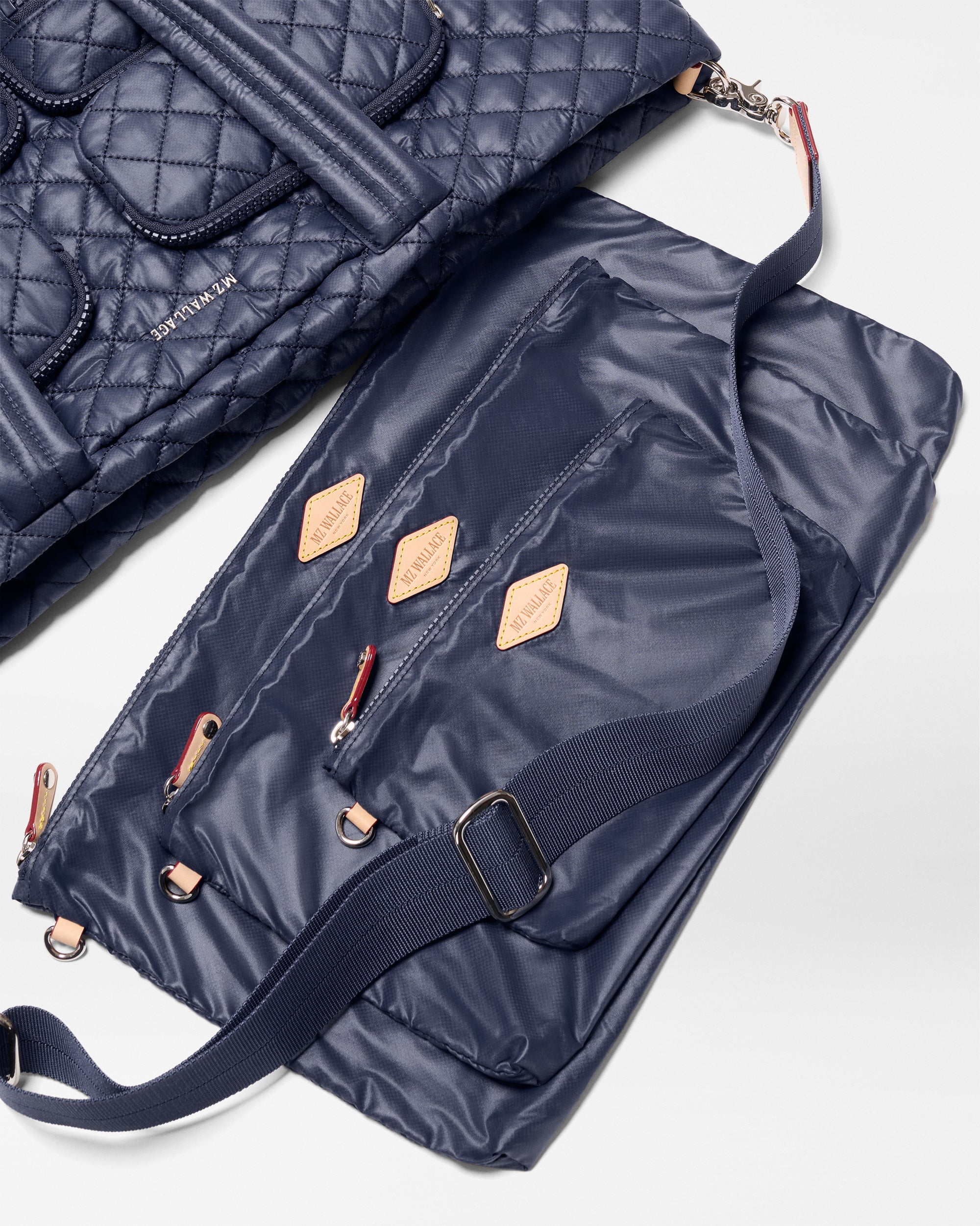 Navy Large Metro Travel Tote - Image 6