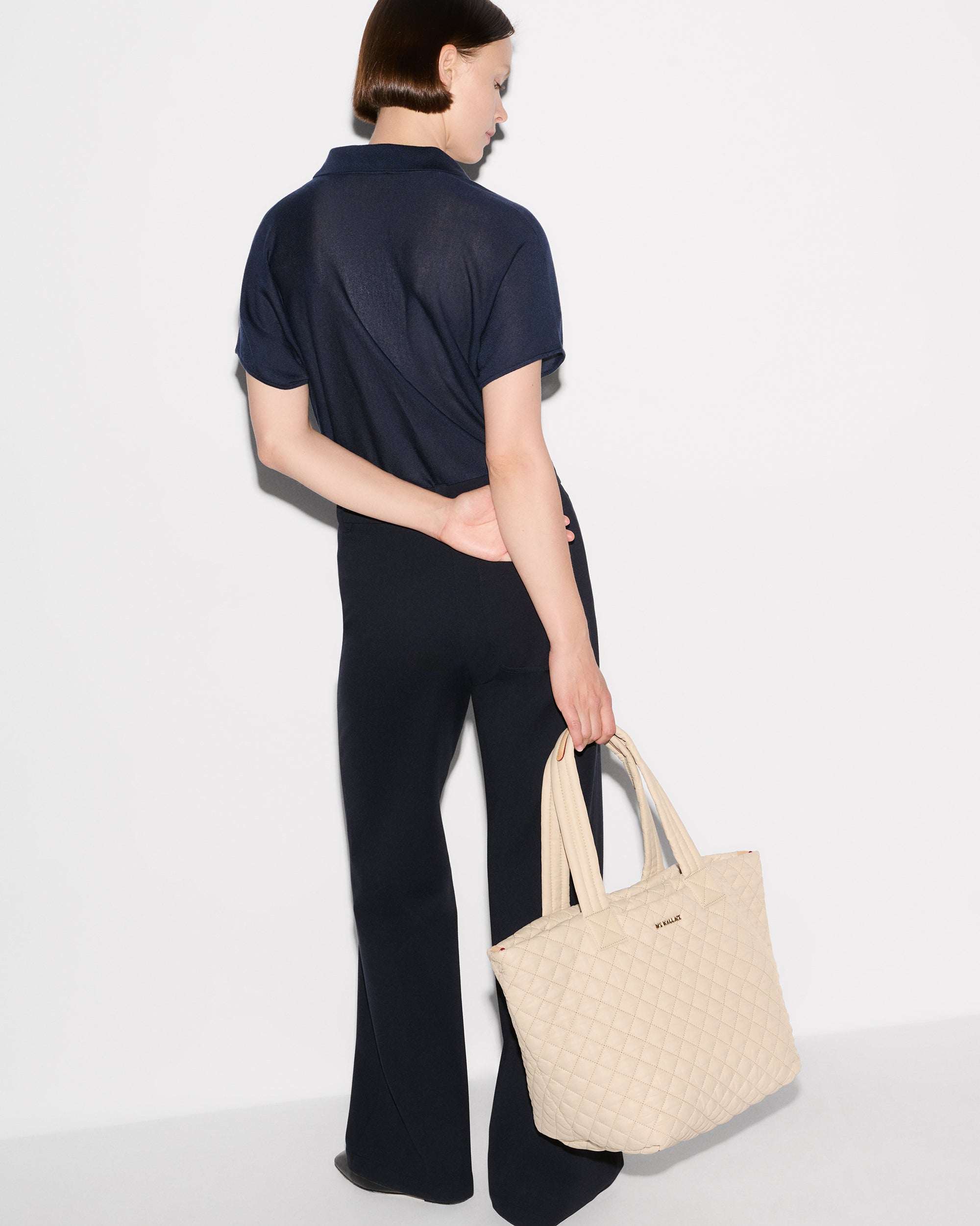 Sand Medium Metro Tote Deluxe - Image 6