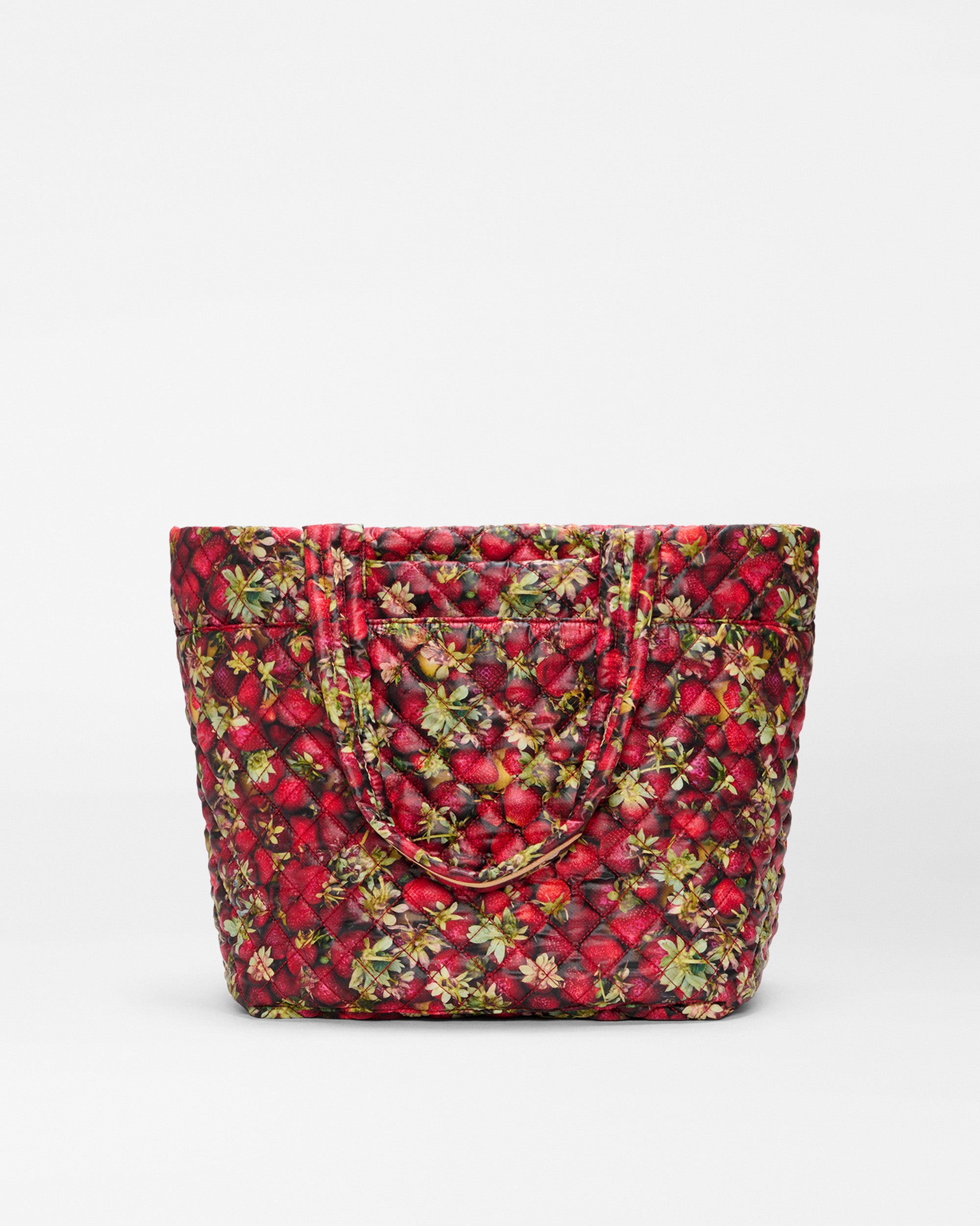 Strawberry Print Medium Metro Tote Deluxe - Image 4