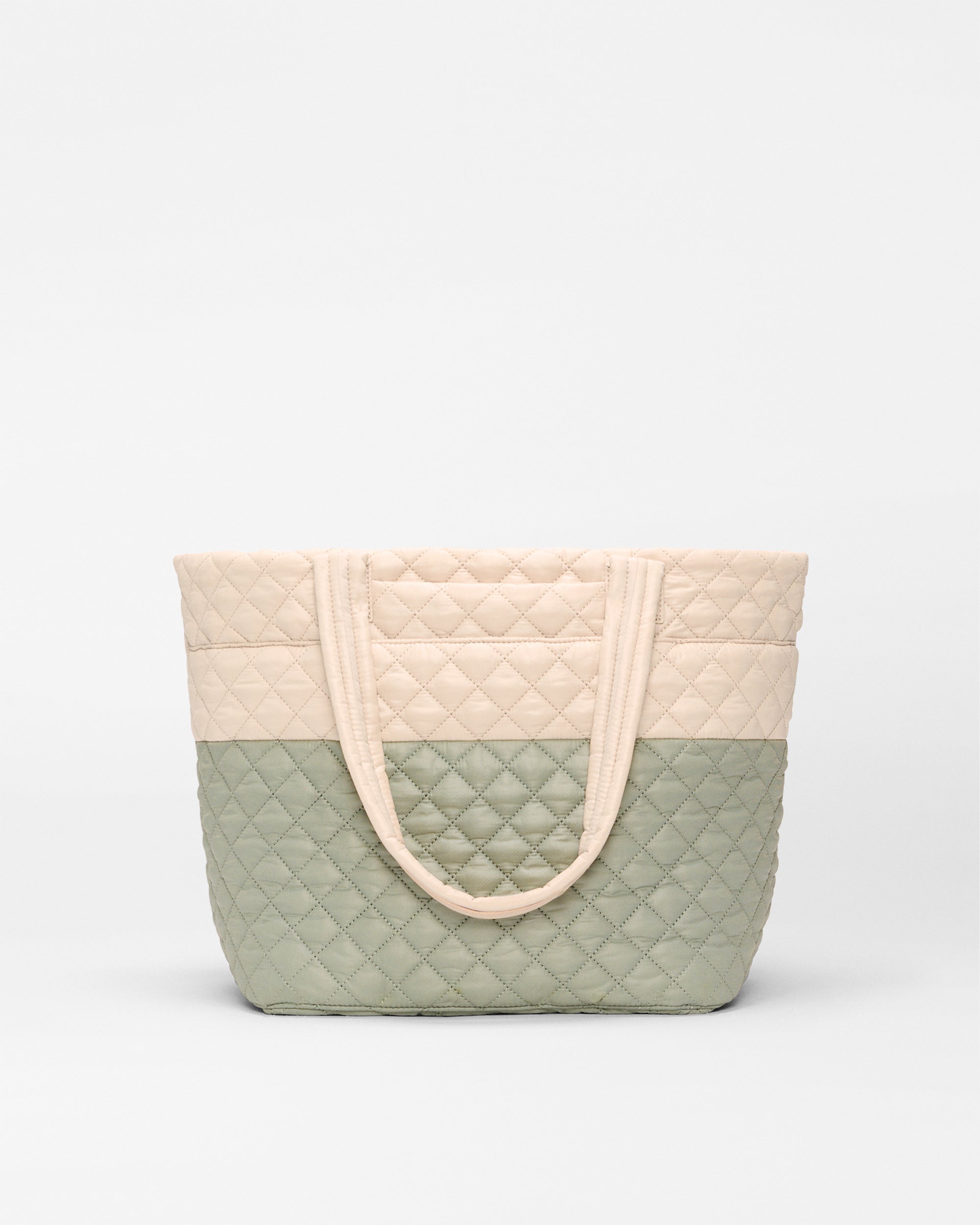 Agave Green/Buff Medium Metro Tote Deluxe - Image 3