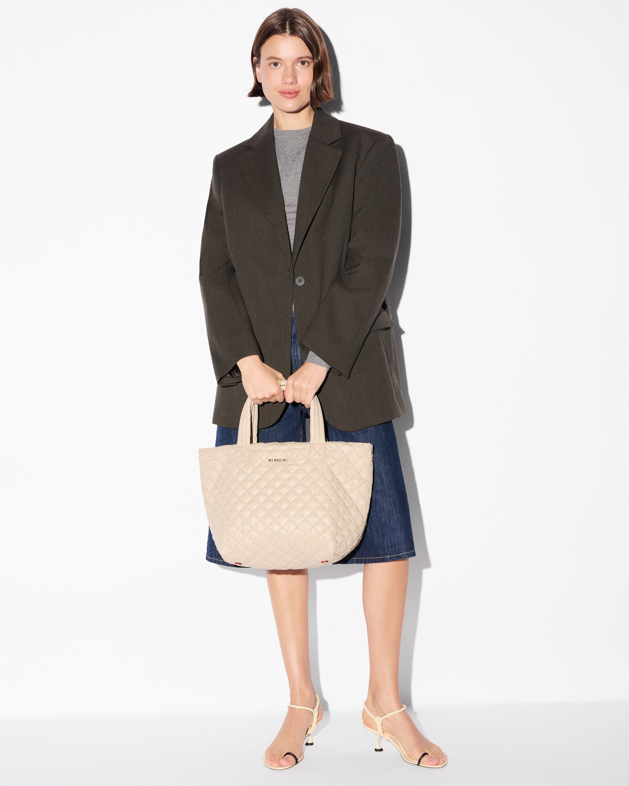 Sand Small Metro Tote Deluxe - Image 2
