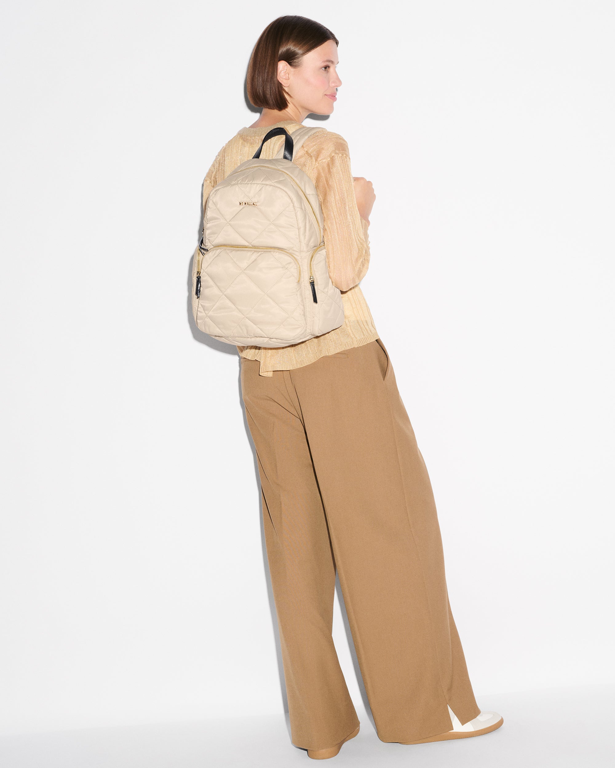 Buff/Black Madison Backpack - Image 2