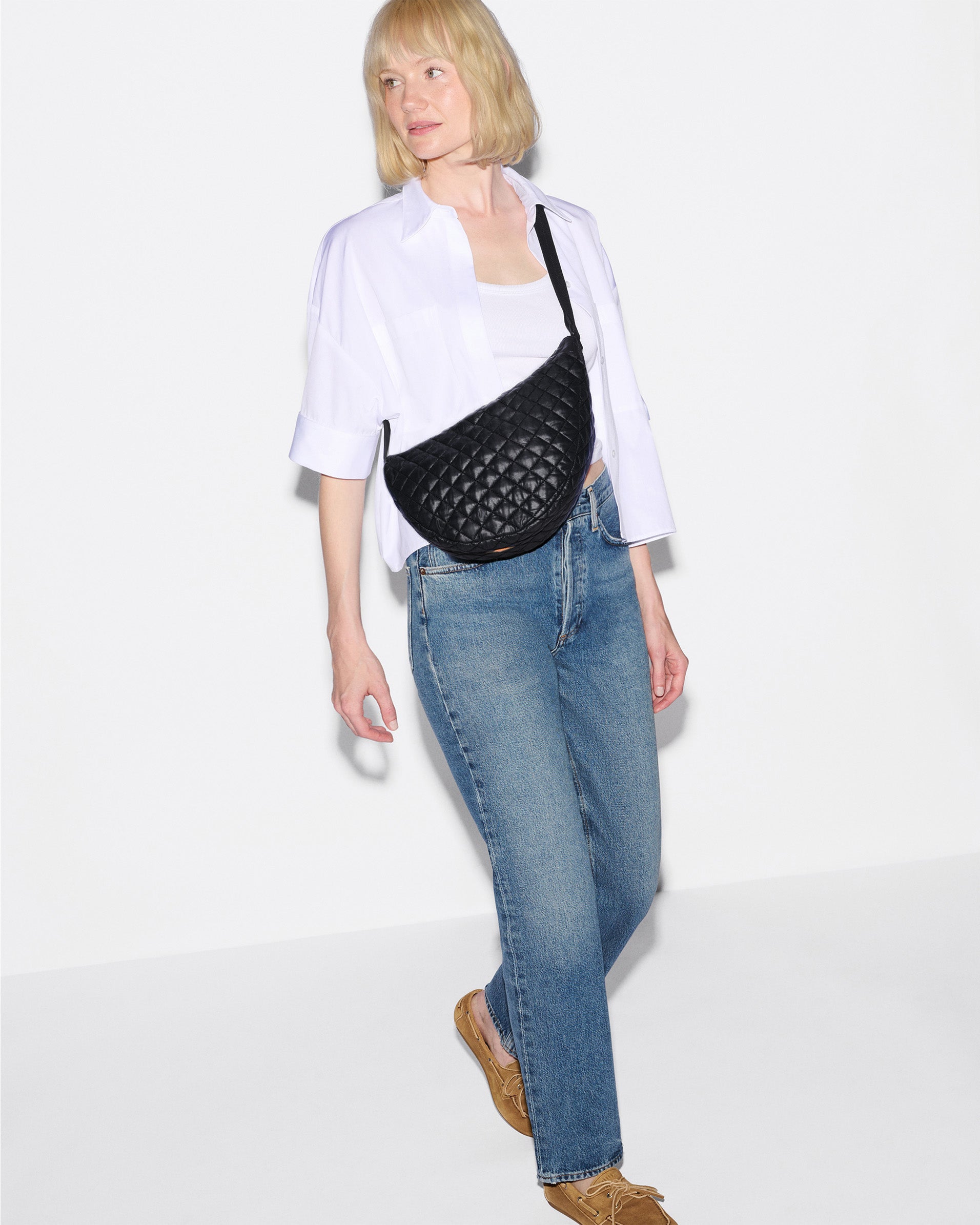 Black Metro Smile Bag - Image 2