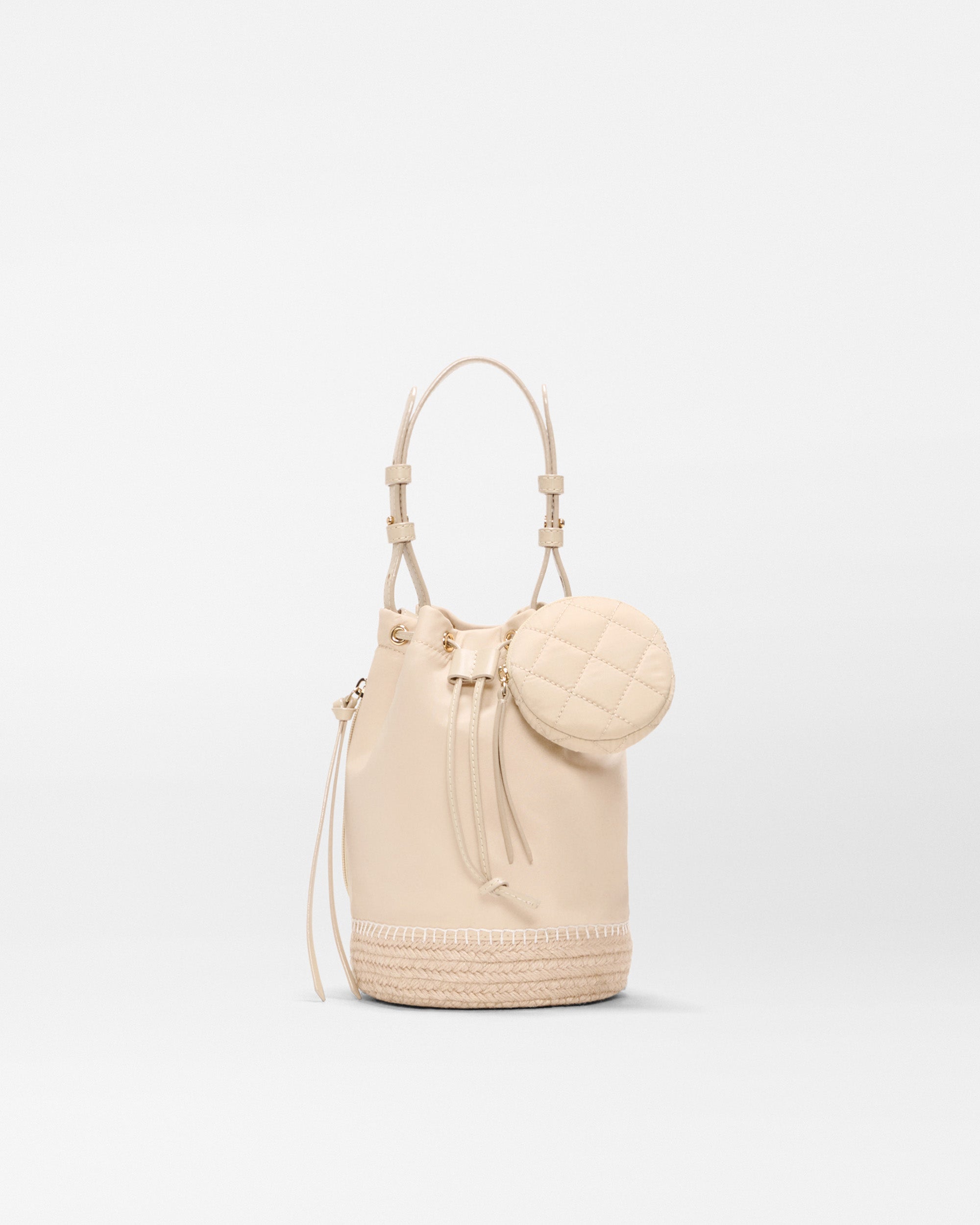 Sand Waverly Espadrille Bucket Bag