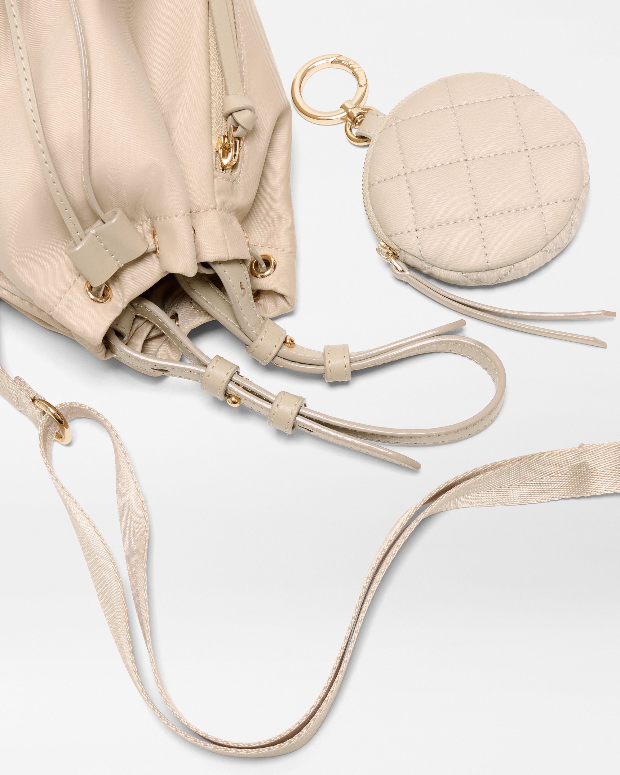 Sand Waverly Espadrille Bucket Bag - Image 7