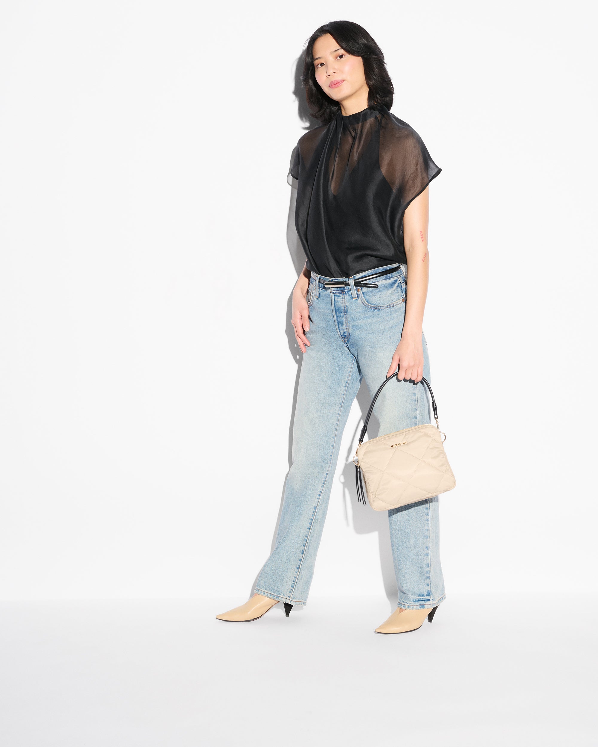 Buff/Black Madison Crossbody - Image 6