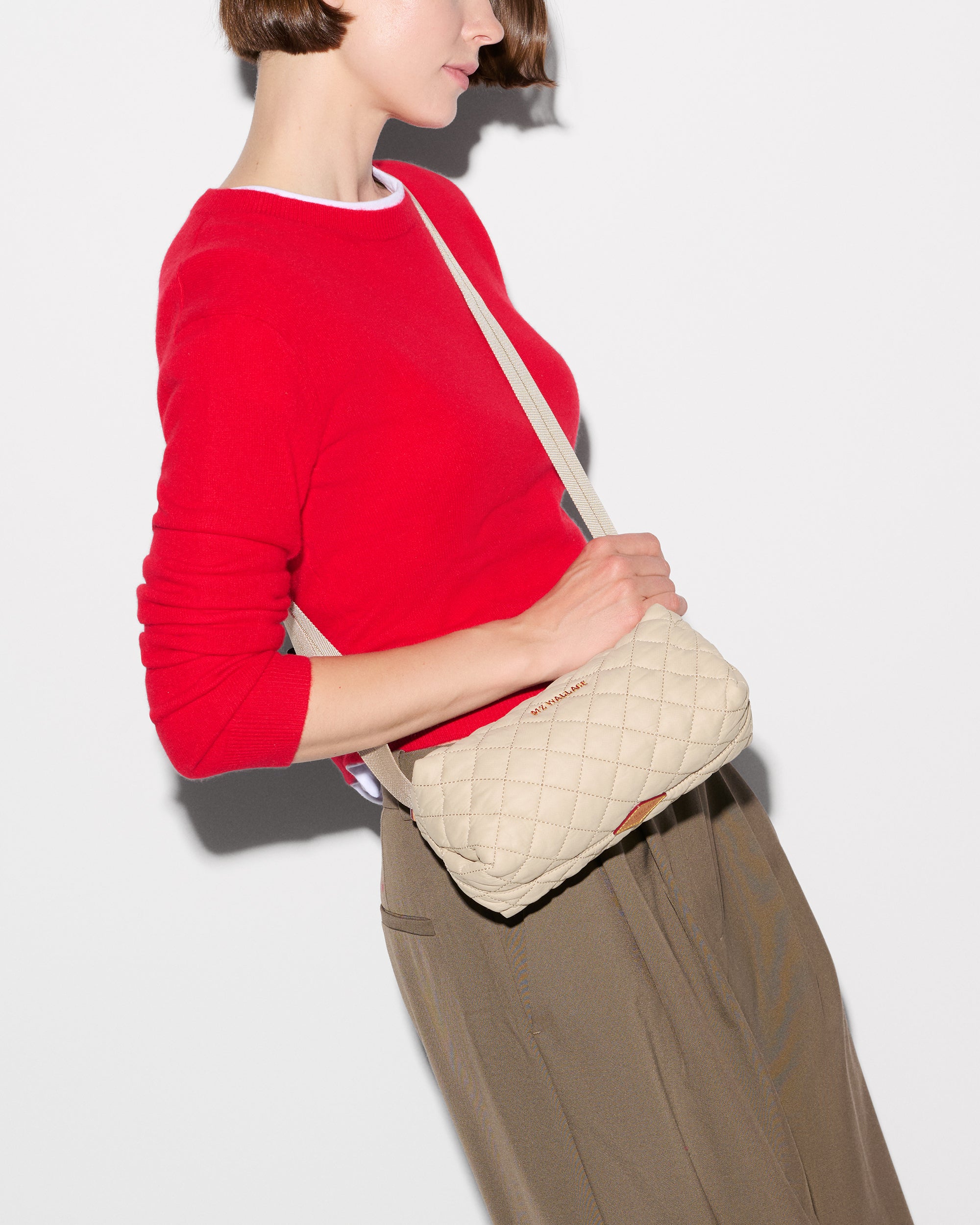 Sand Metro East West Crossbody - Image 3