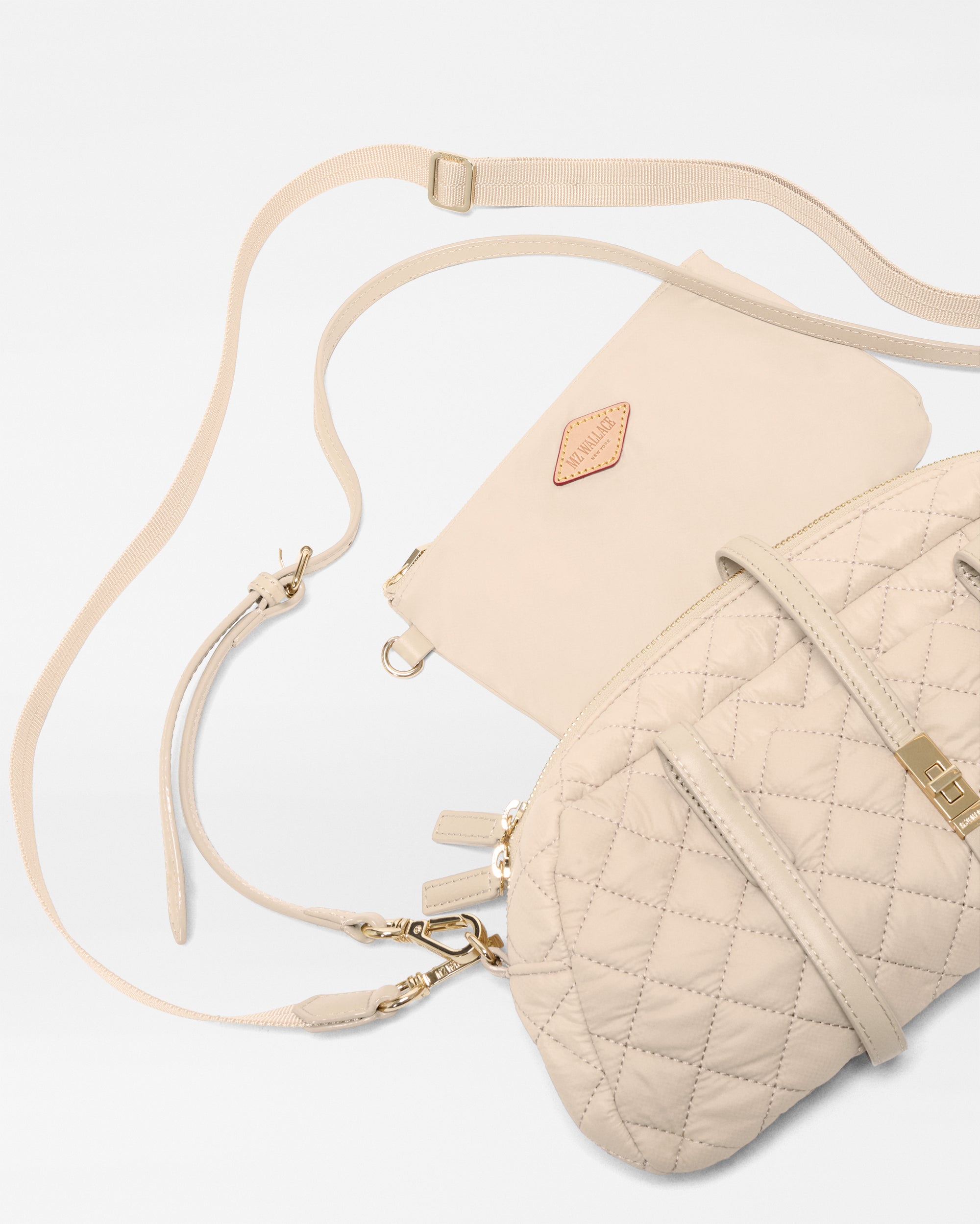 Sand Small Astor Satchel Shoulder - Image 5