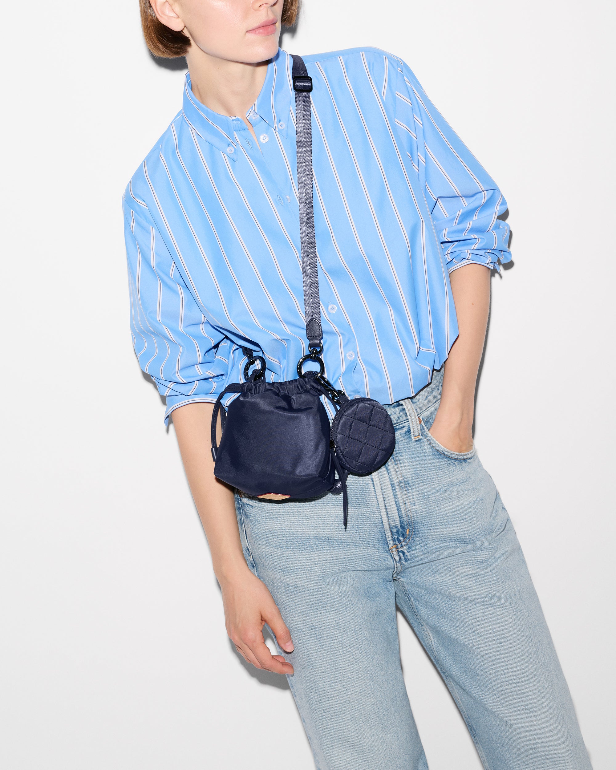 Navy Waverly Bebe Tote - Image 6