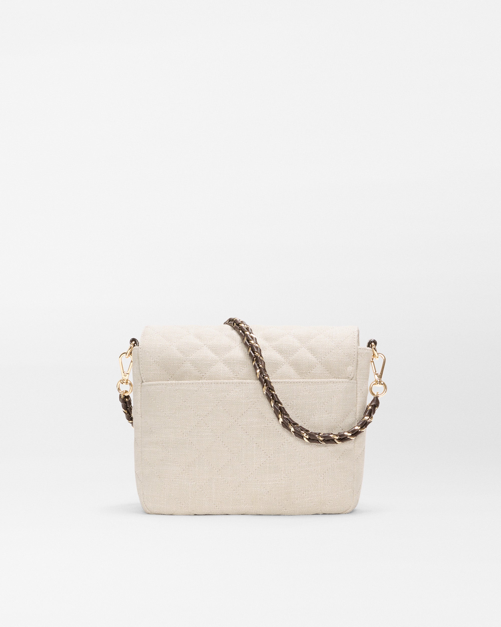 Sandy Linen Medium Crosby Lock Crossbody - Image 3