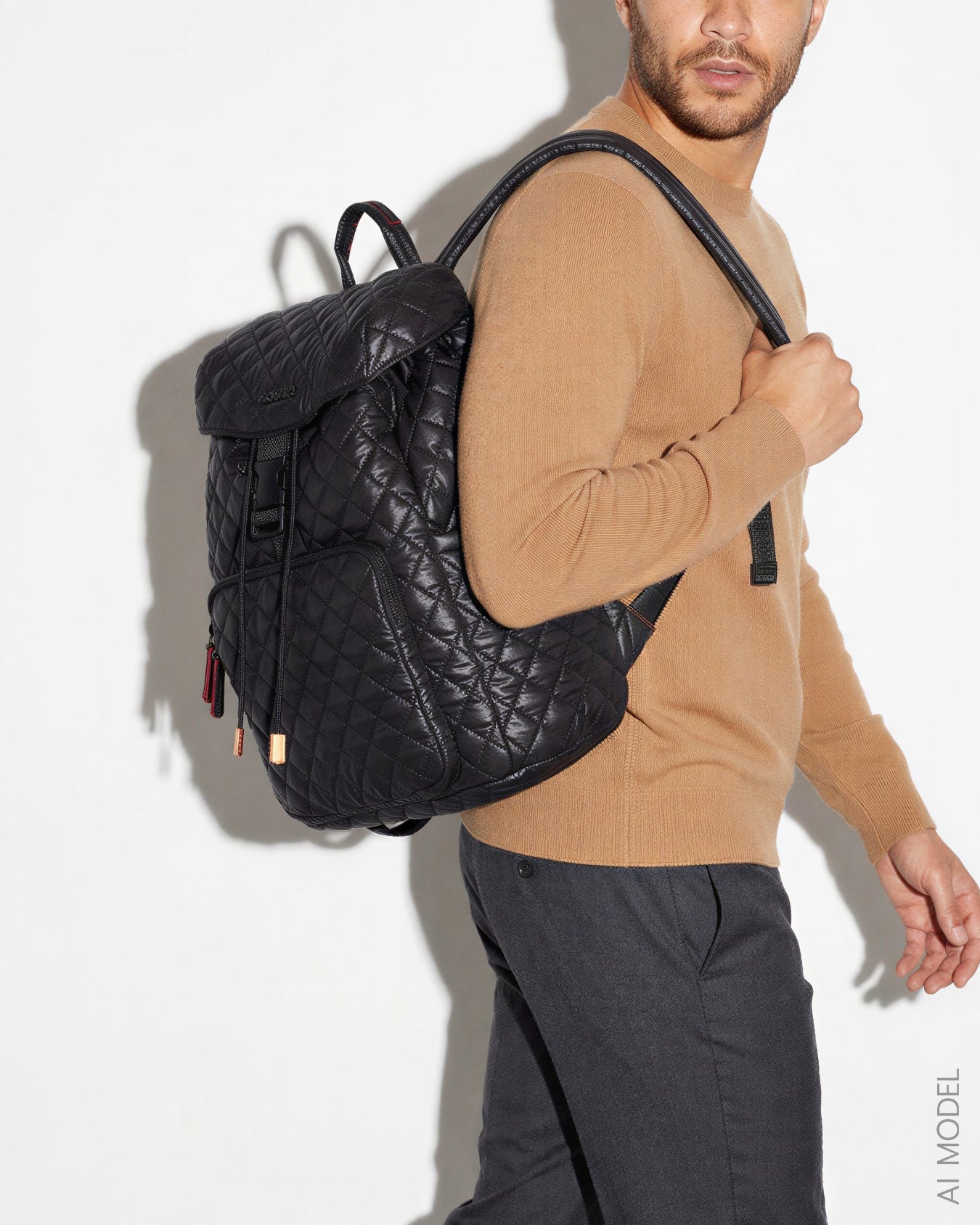 Black Metro Diaper Backpack - Image 3