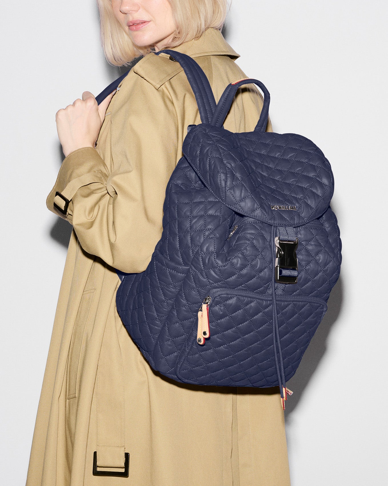 Navy Metro Diaper Backpack - Image 6