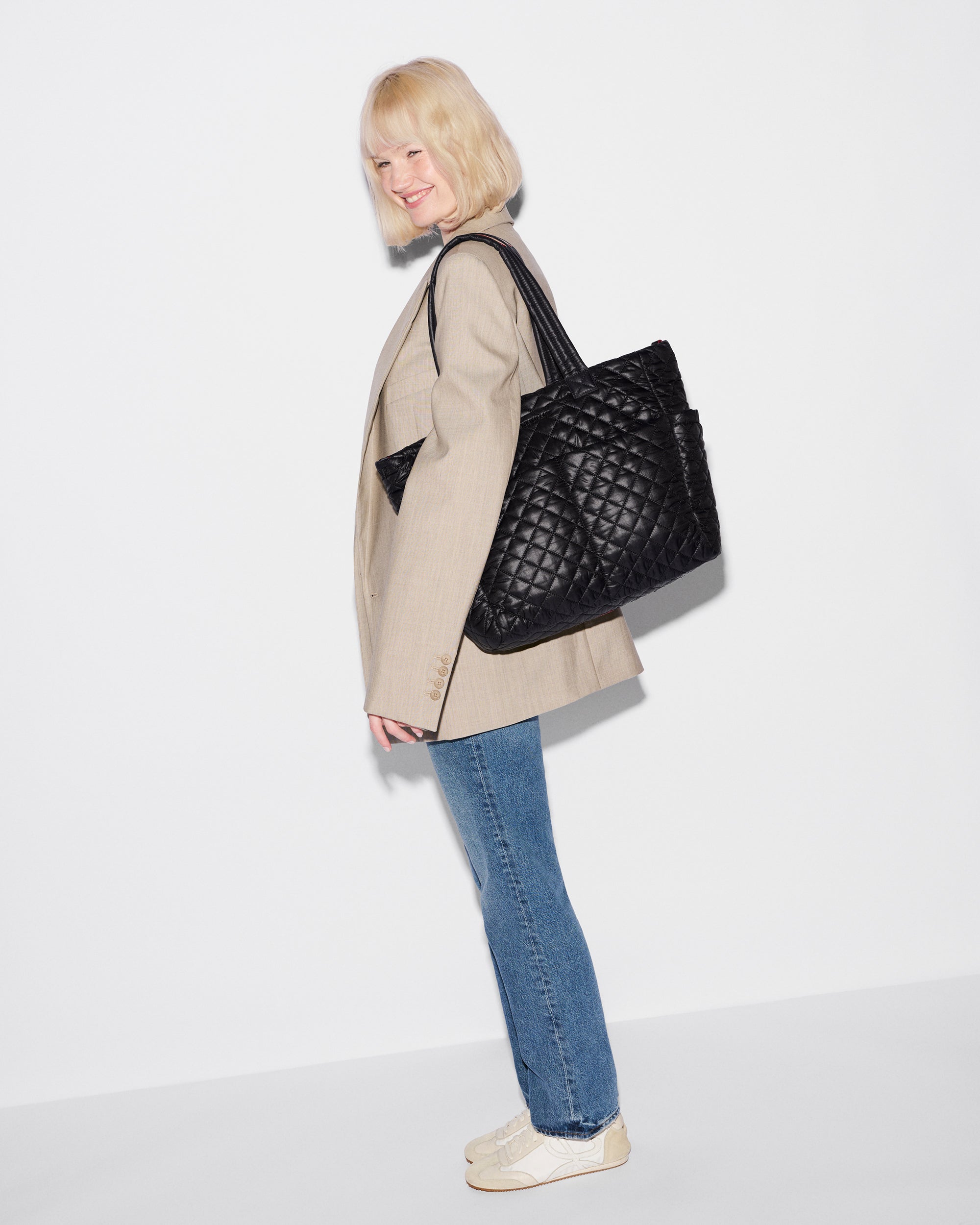 Black Metro Diaper Tote - Image 10