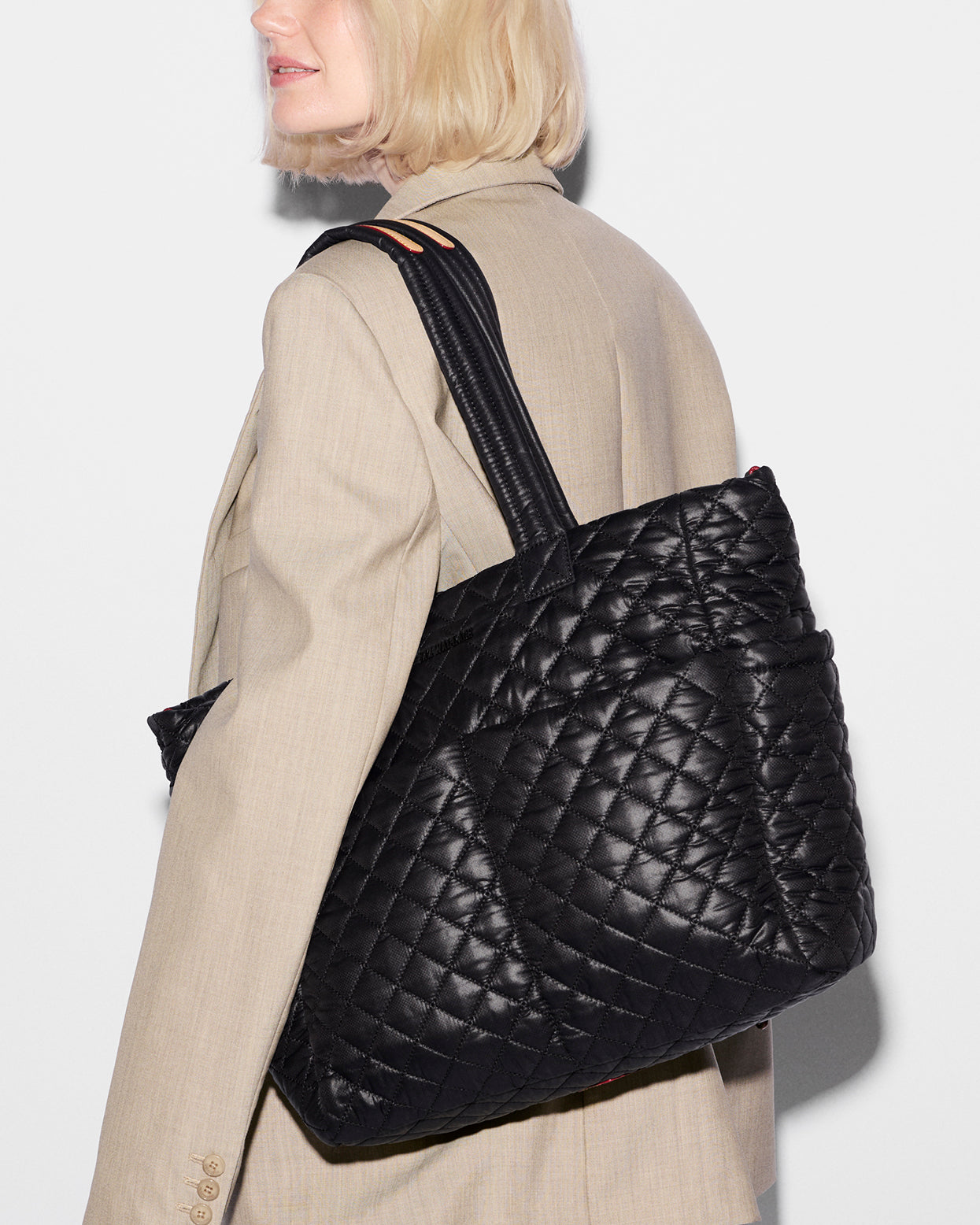 Black Metro Diaper Tote - Image 4