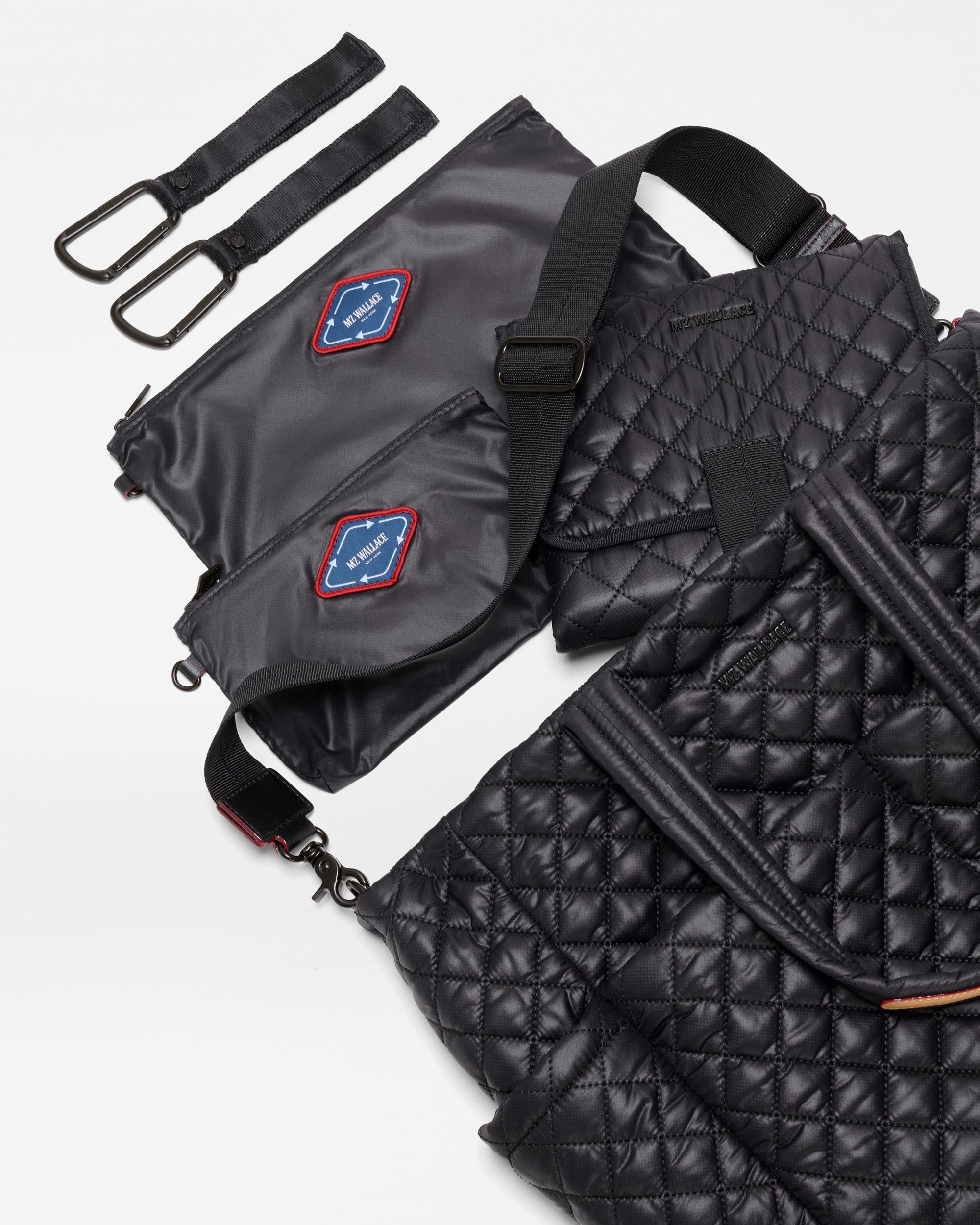 Black Metro Diaper Tote - Image 8