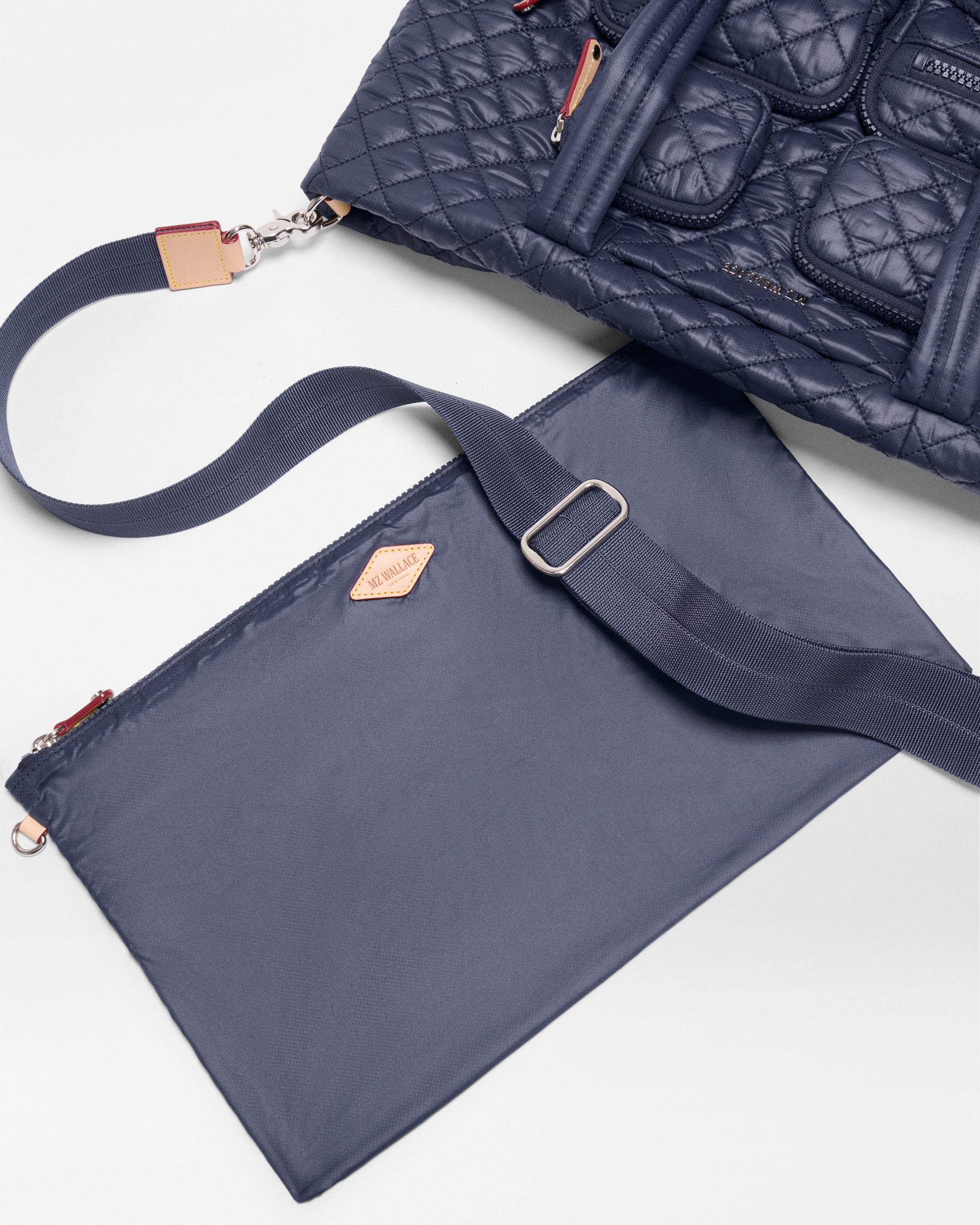 Navy Medium Metro Travel Tote - Image 6