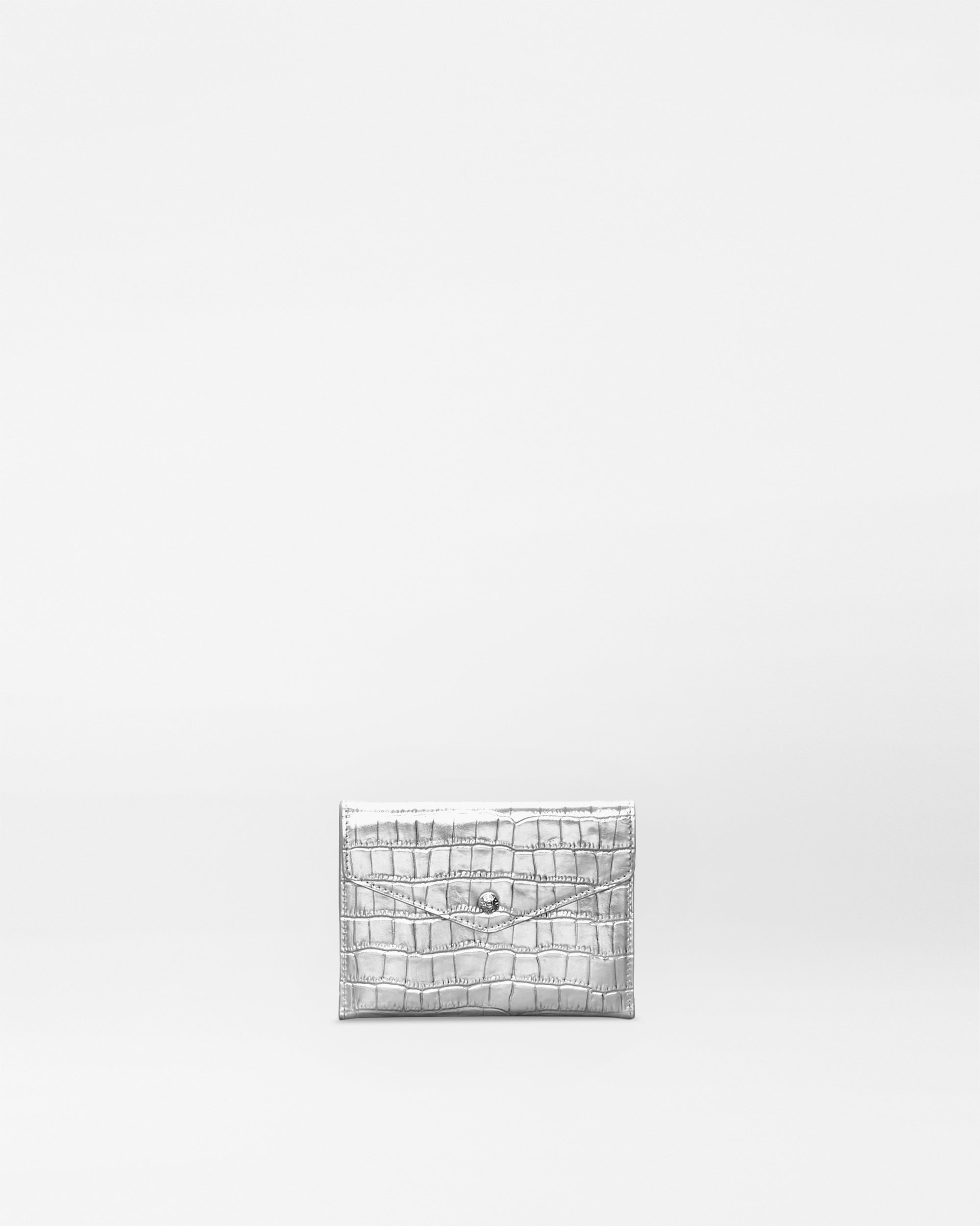Silver Croc Effect Greta